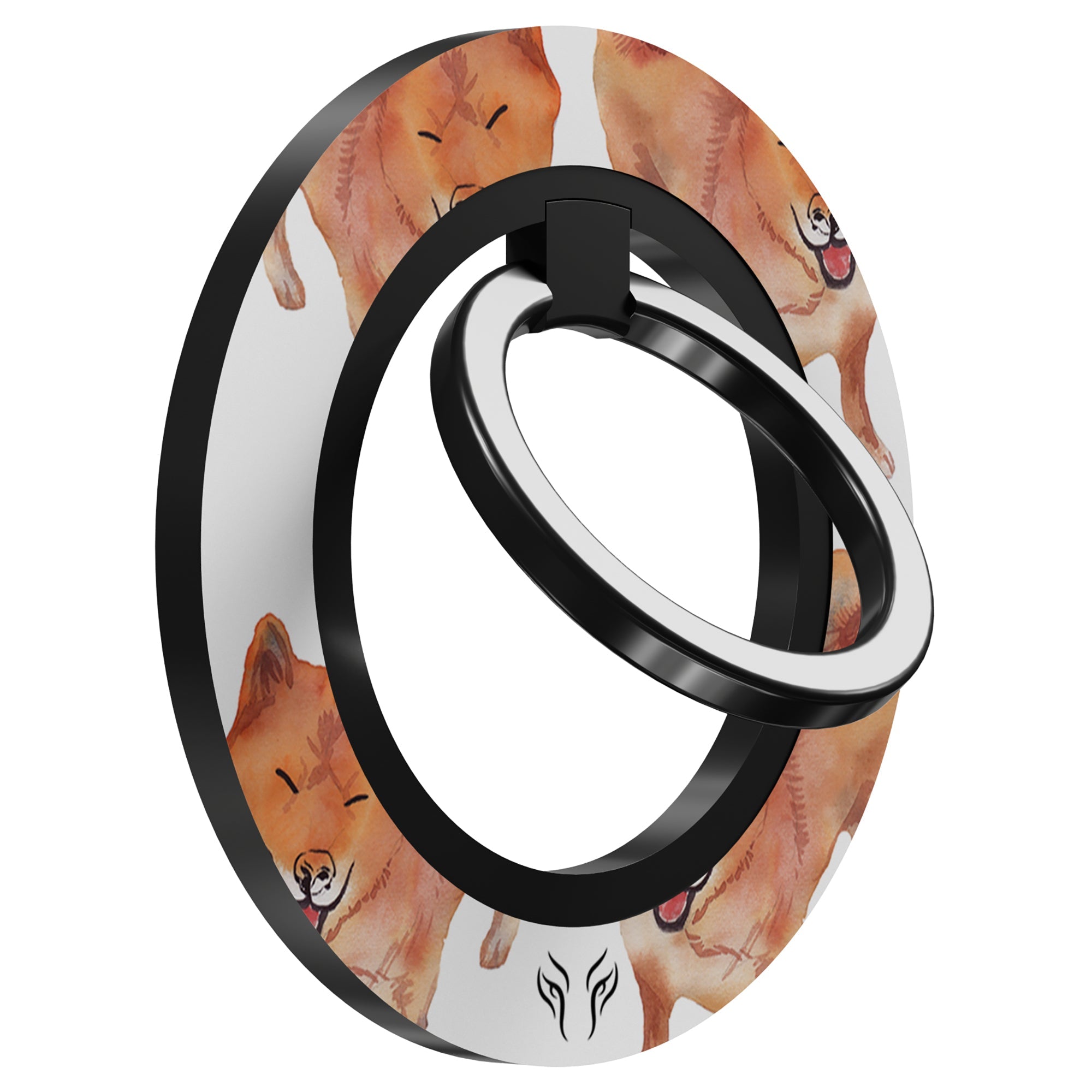 Happy Shiba - Magnetring – magnetring för mobil
