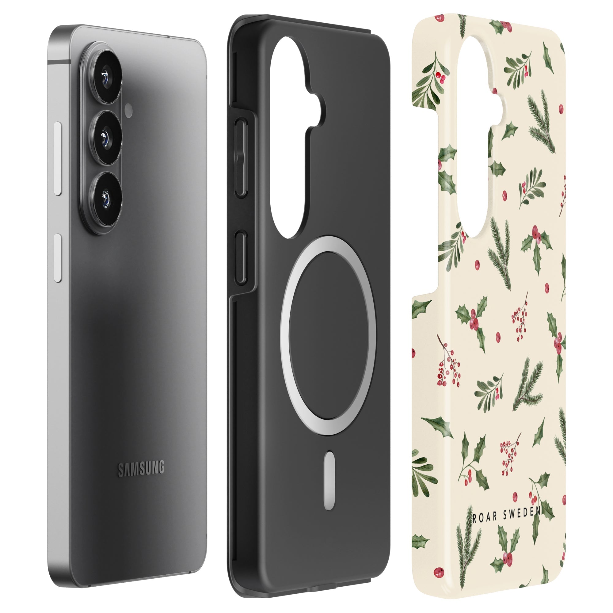 Holly Leaves - Magnetic Tough Phone Case