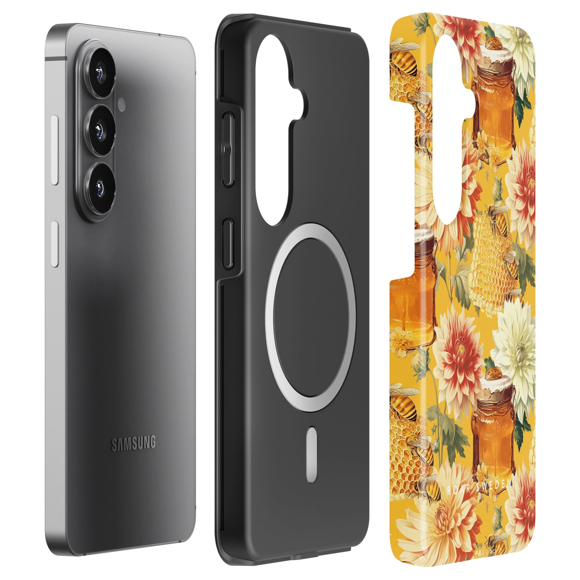 Honey Bees - Magnetic Tough Phone Case - Roar Sweden