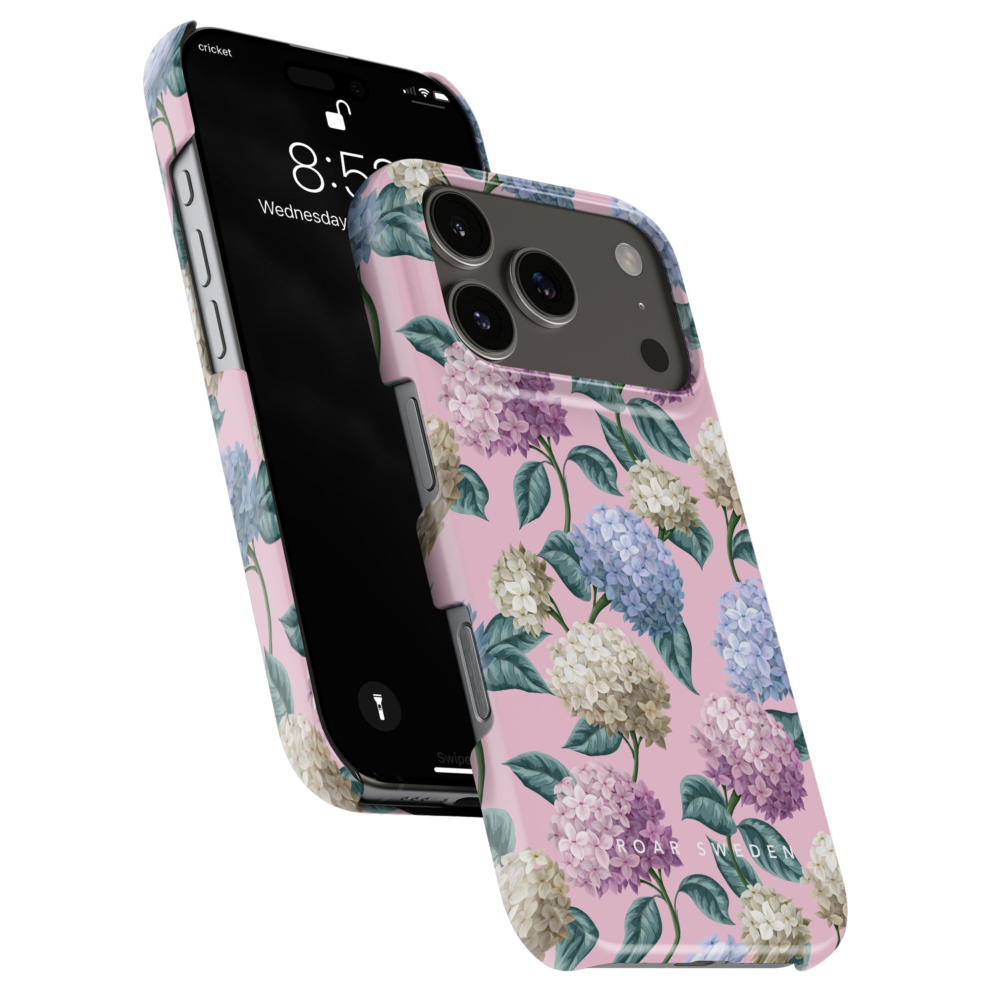 Slim mobilskal – Hydrangea