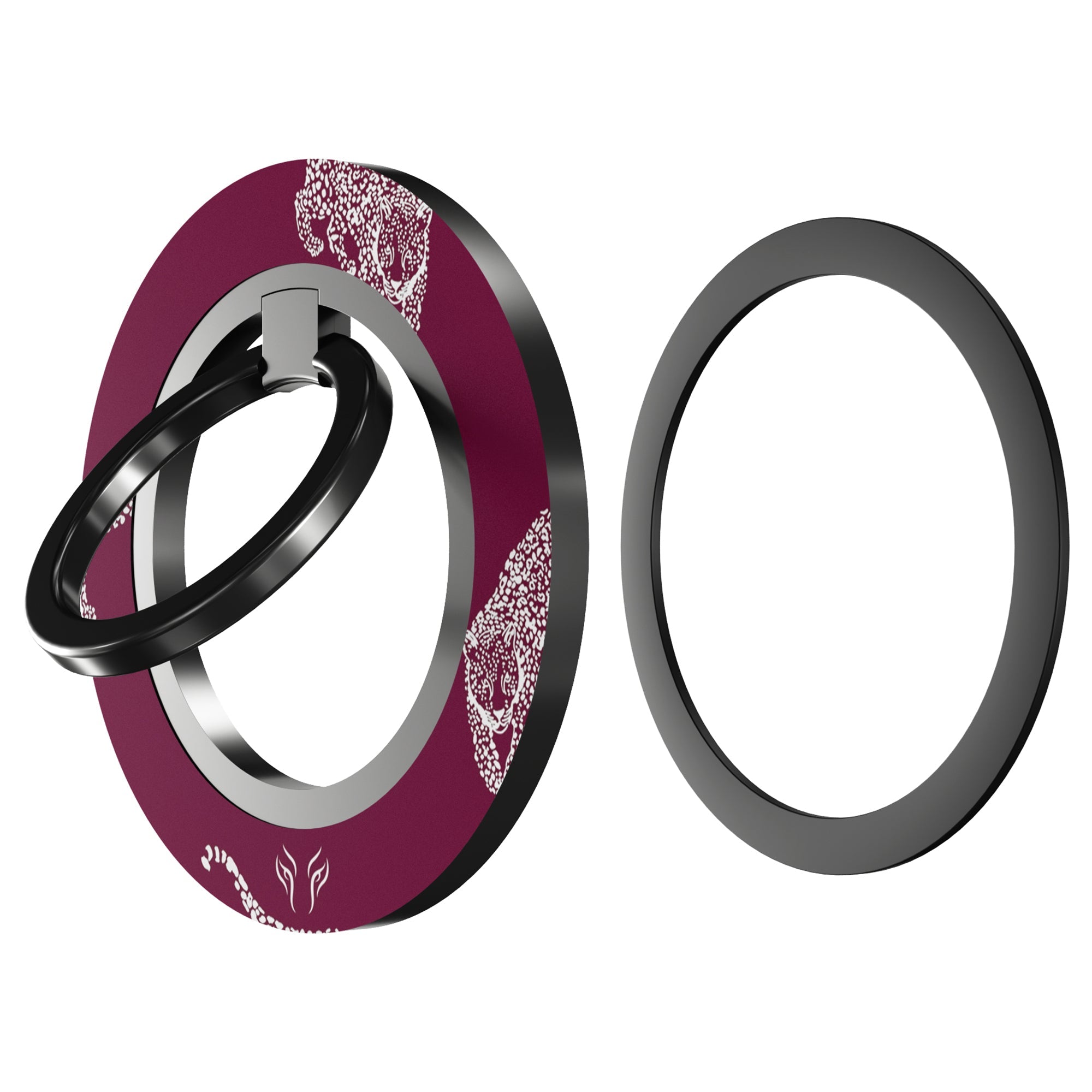 Kitty Burgundy New London - Magnetring – magnetring för mobil