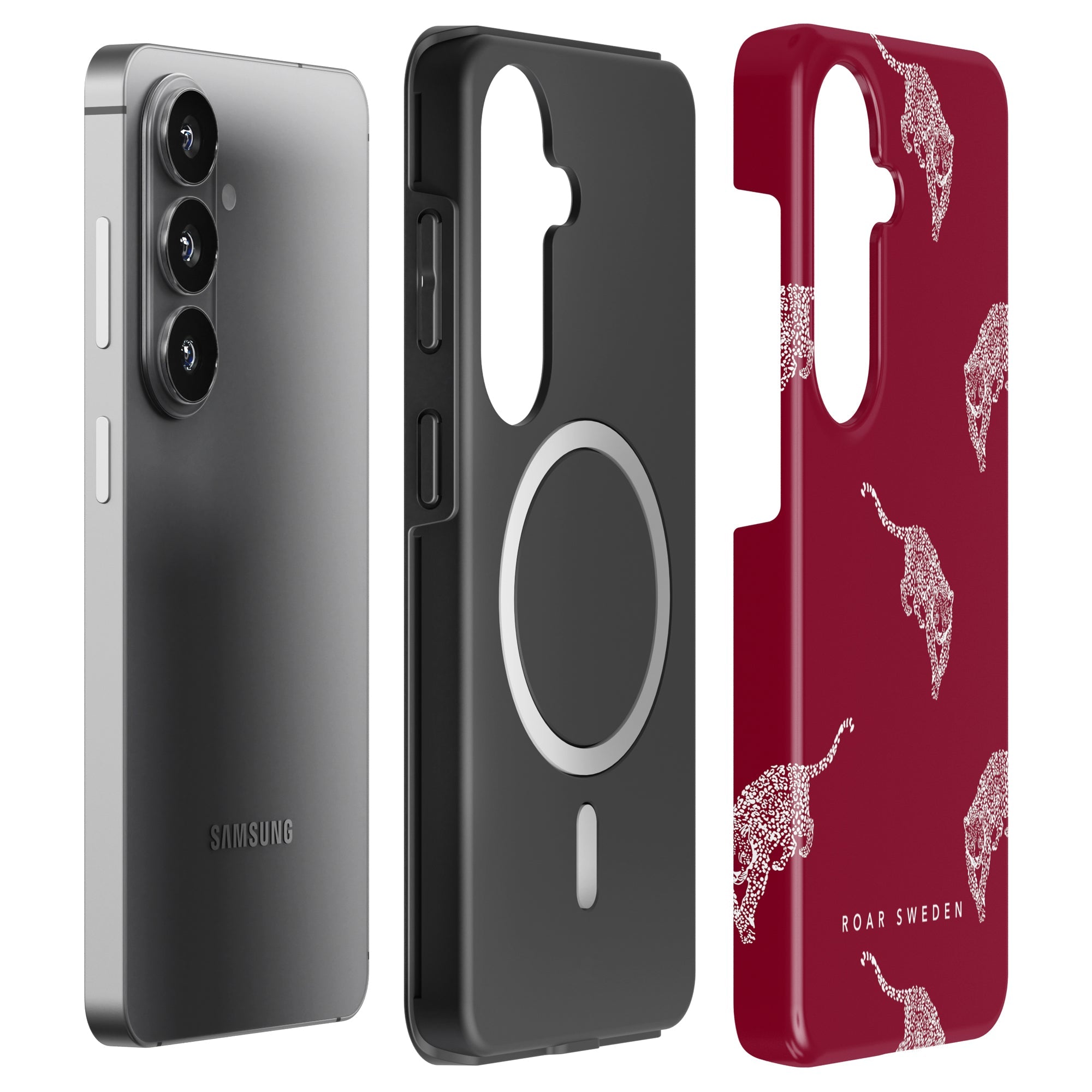 Kitty Burgundy - Magnetic Tough Phone Case