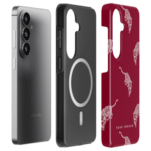 Kitty Burgundy - Magnetic Tough Phone Case