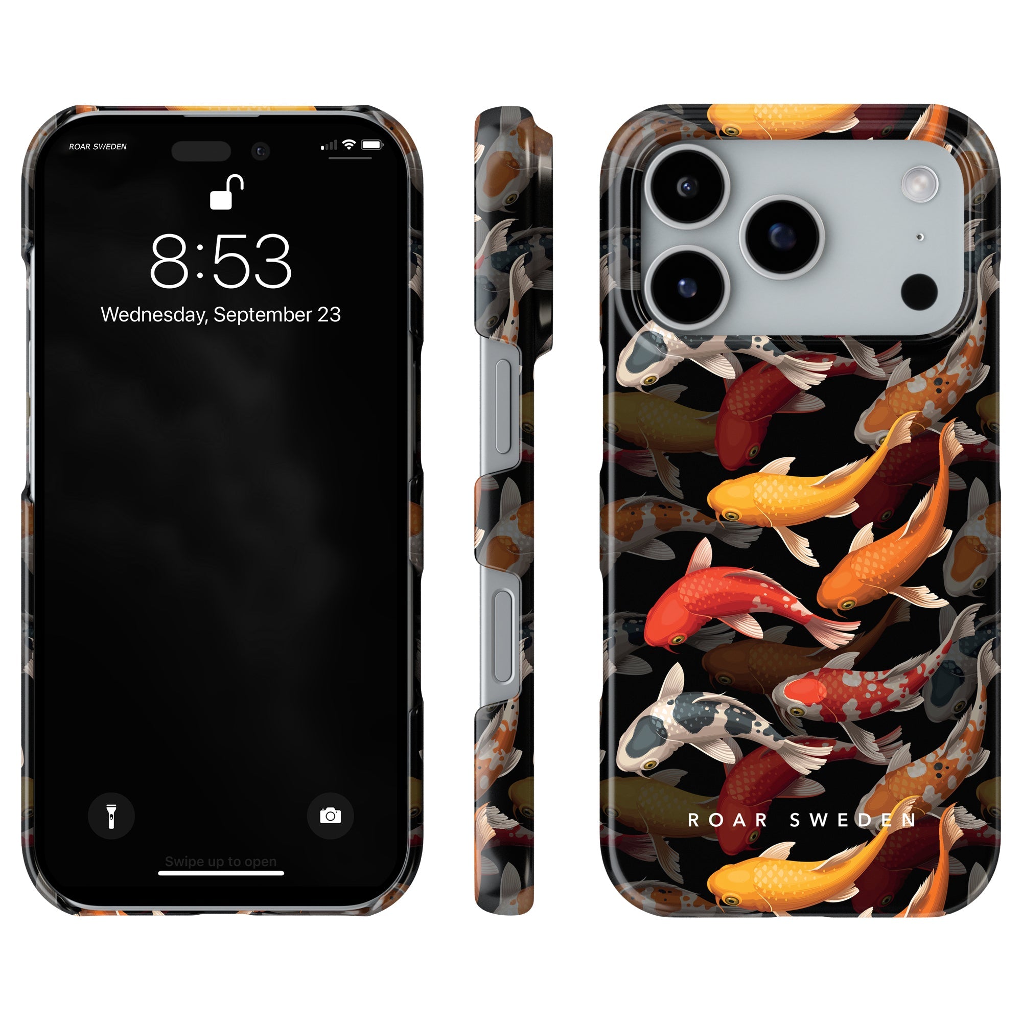 Slim mobilskal – Koi Pond