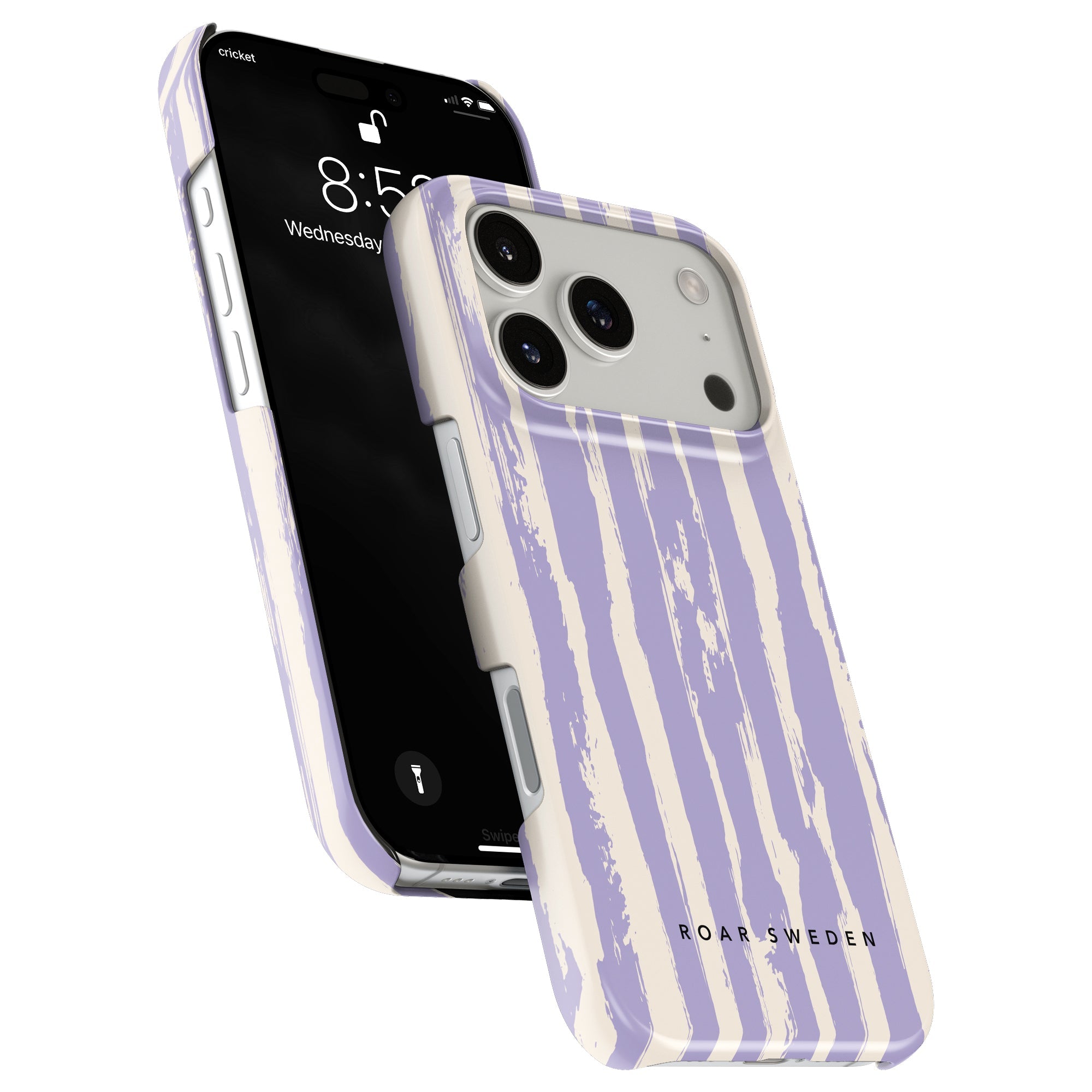 Lavender Strokes - Slim case - Roar Sweden