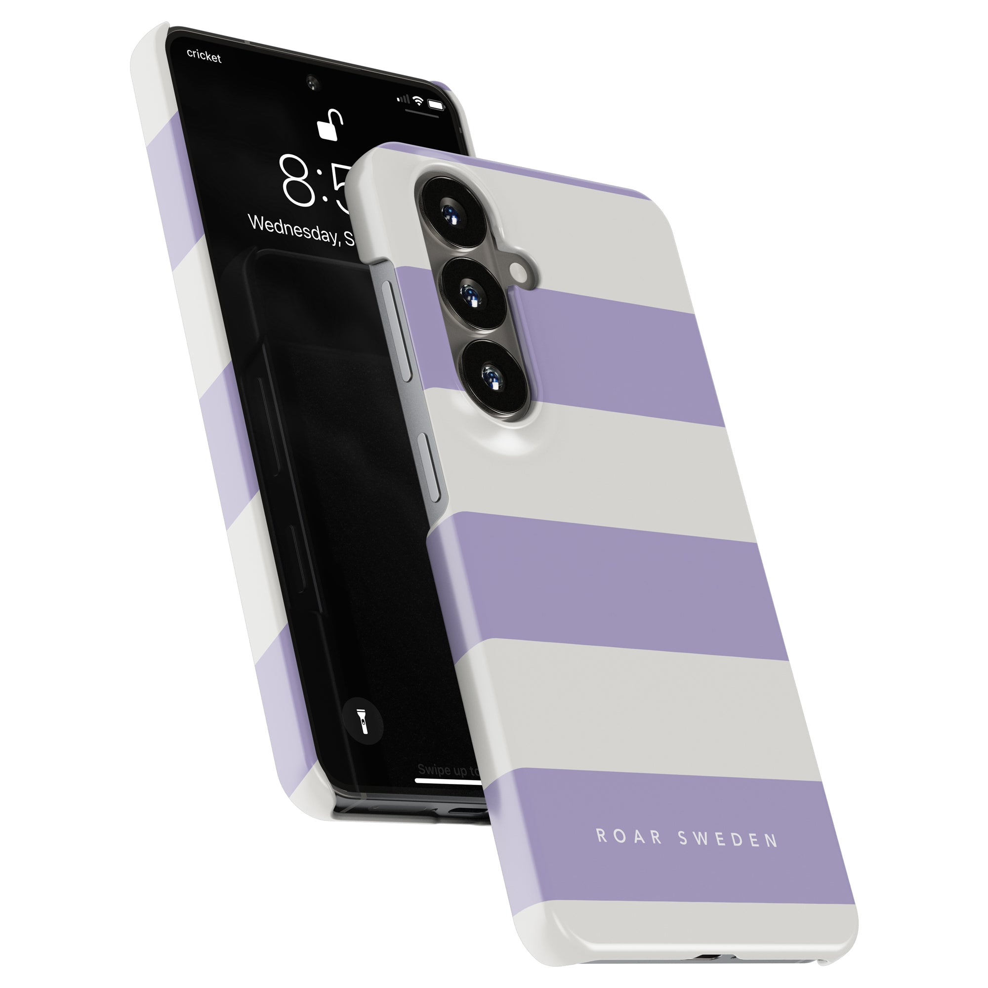 Lavender Stripes - Slim case - Roar Sweden