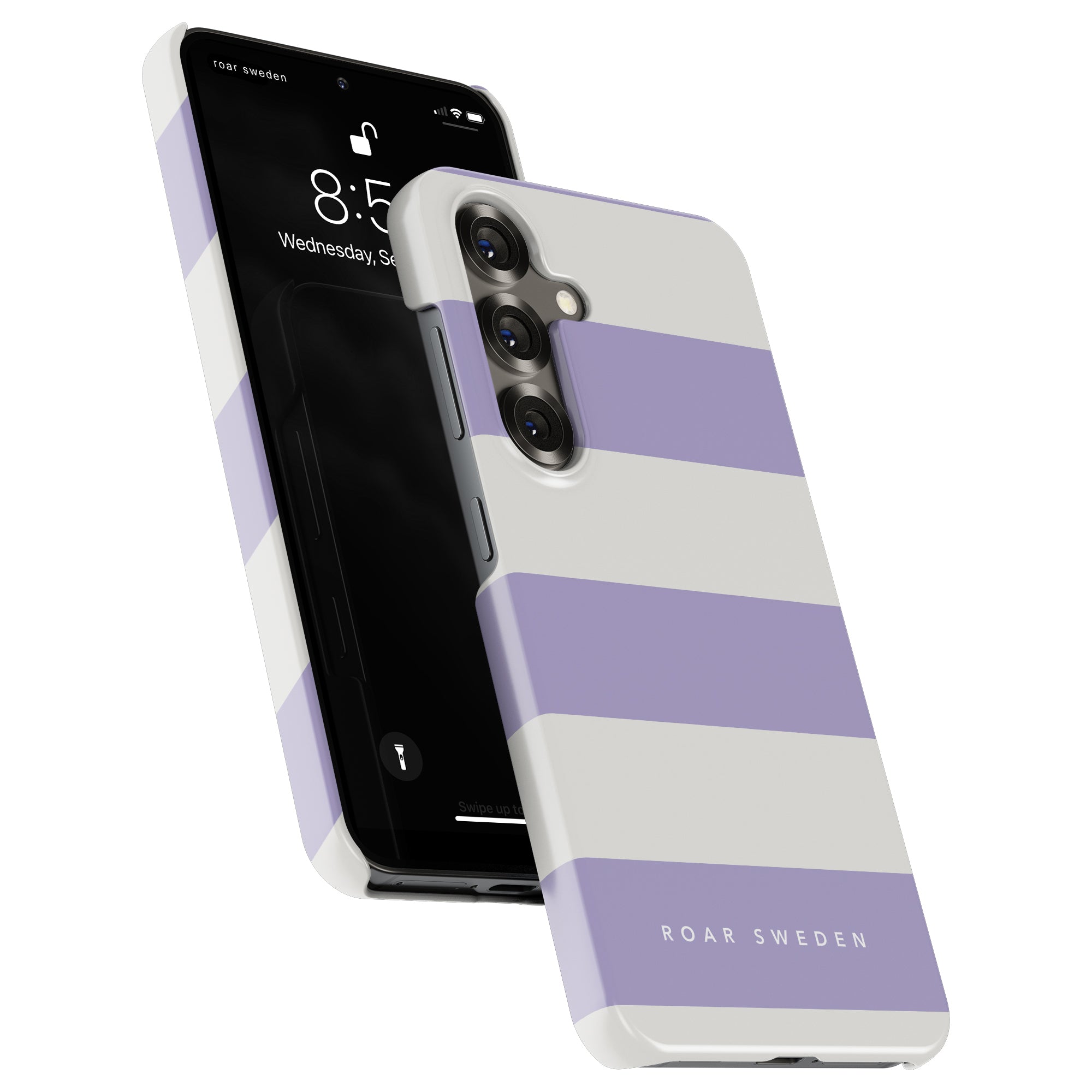 Lavender Stripes - Slim case - Roar Sweden
