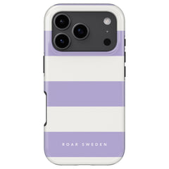 Lavender Stripes - Tough Case - Roar Sweden