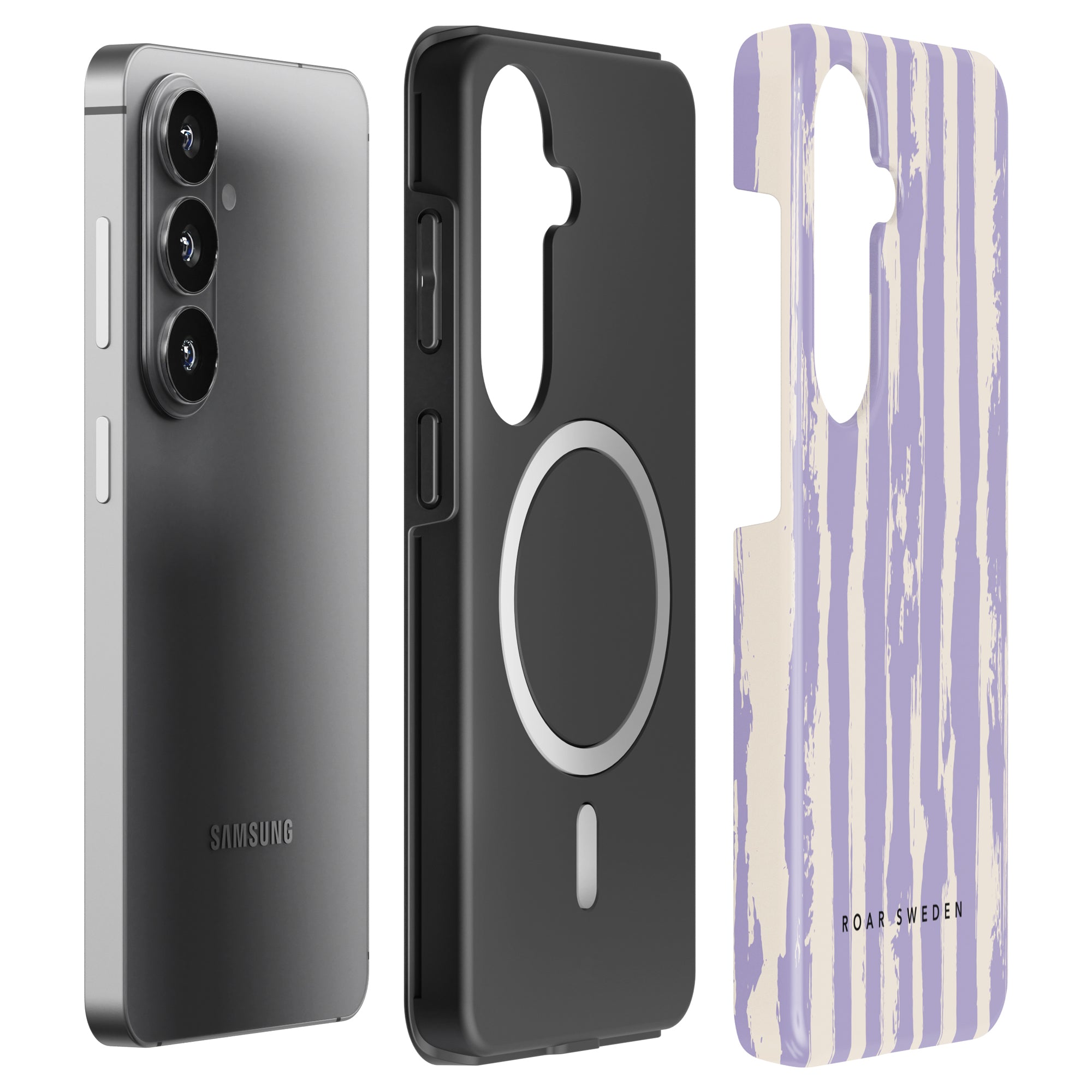 Lavender Strokes - Magnetic Tough Phone Case