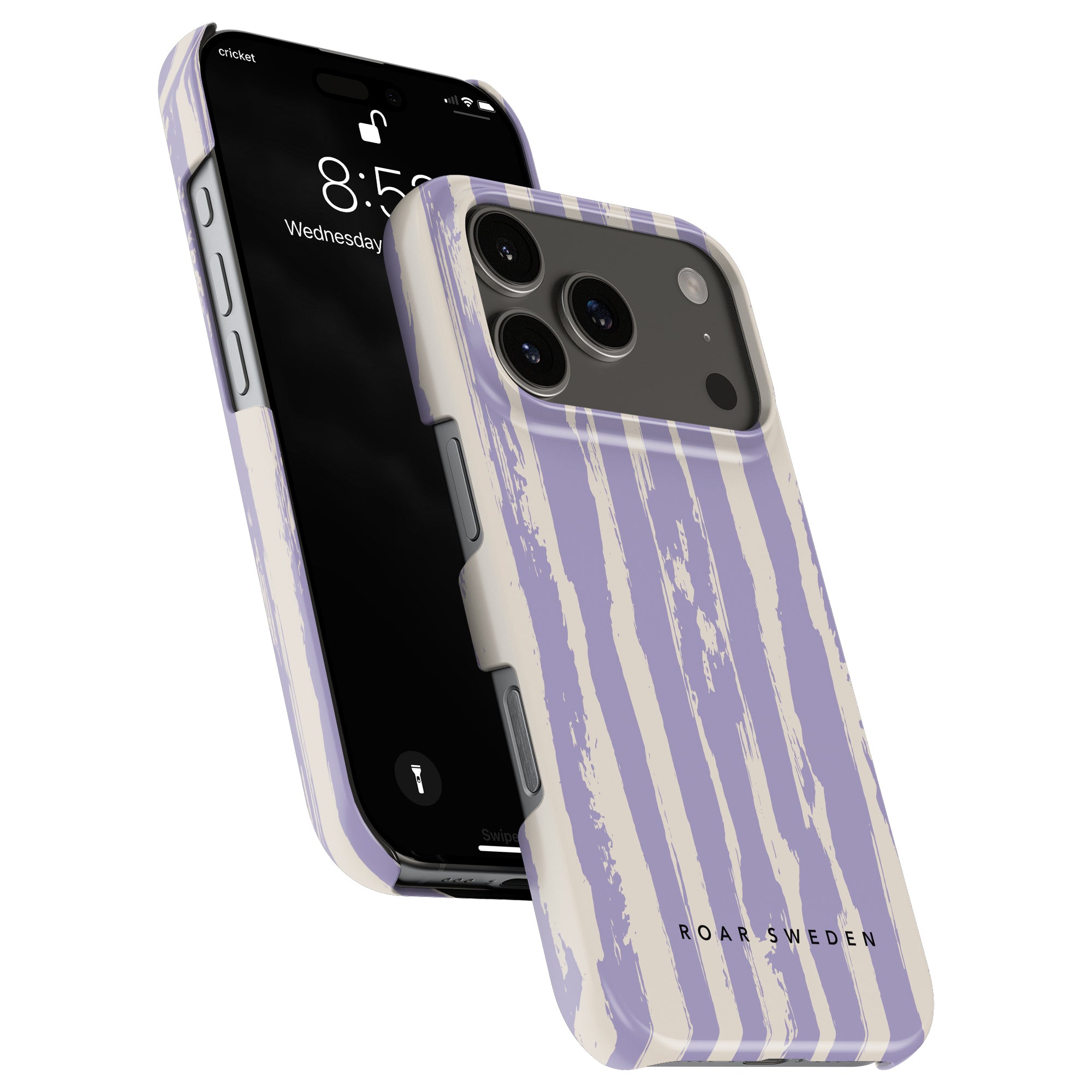 Lavender Strokes - Slim case - Roar Sweden