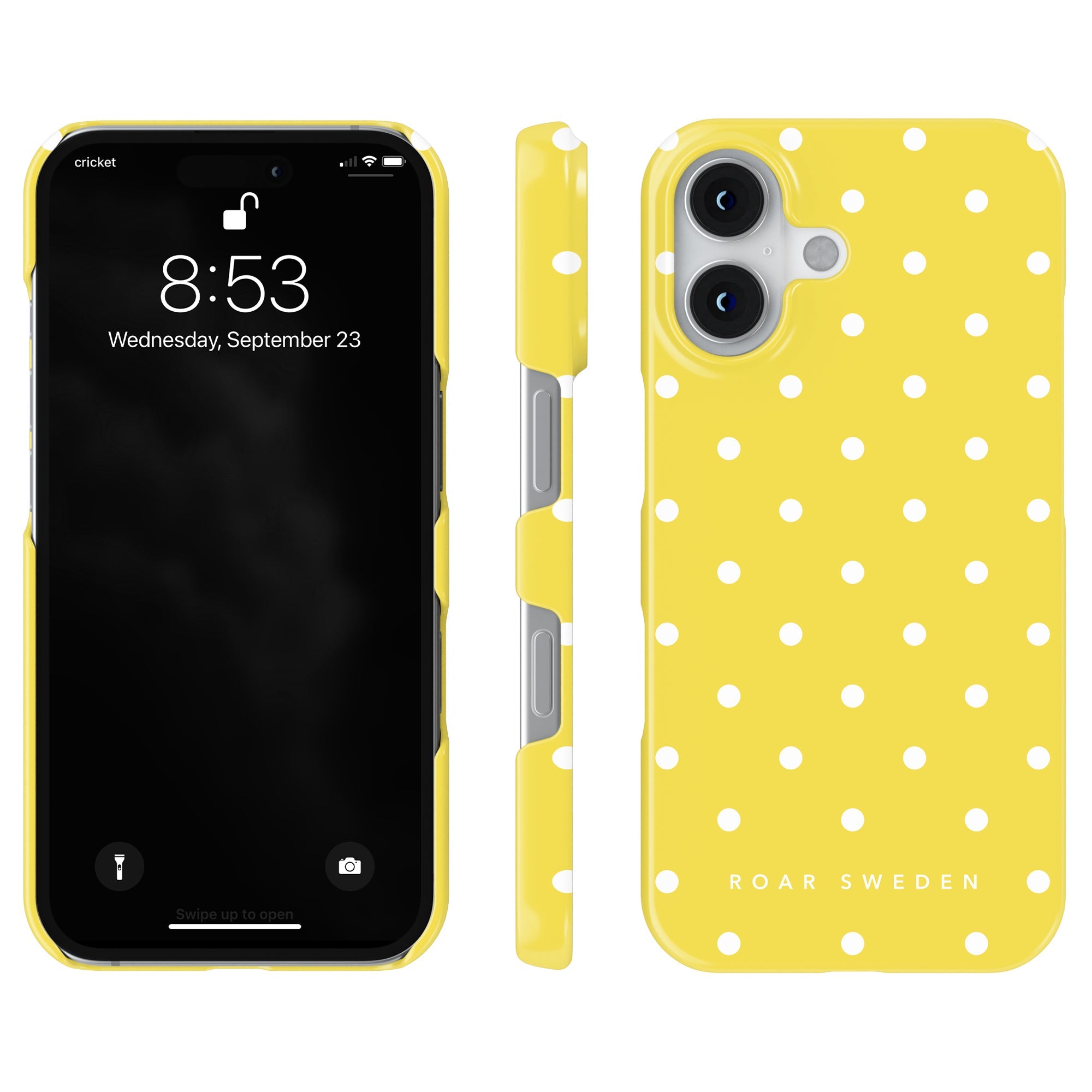 Slim mobilskal – Lemon Dots