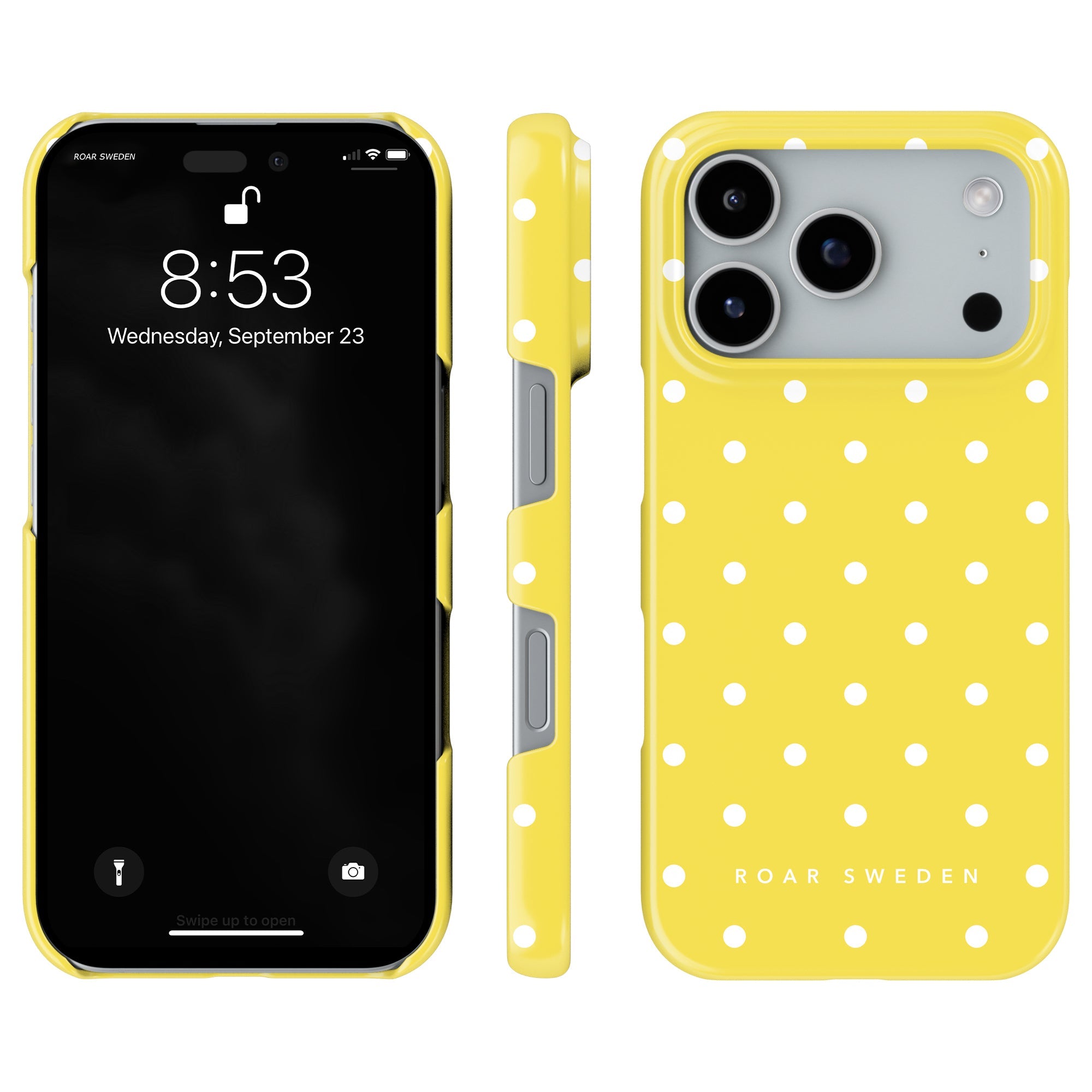 Lemon Dots - Slim case - Roar Sweden
