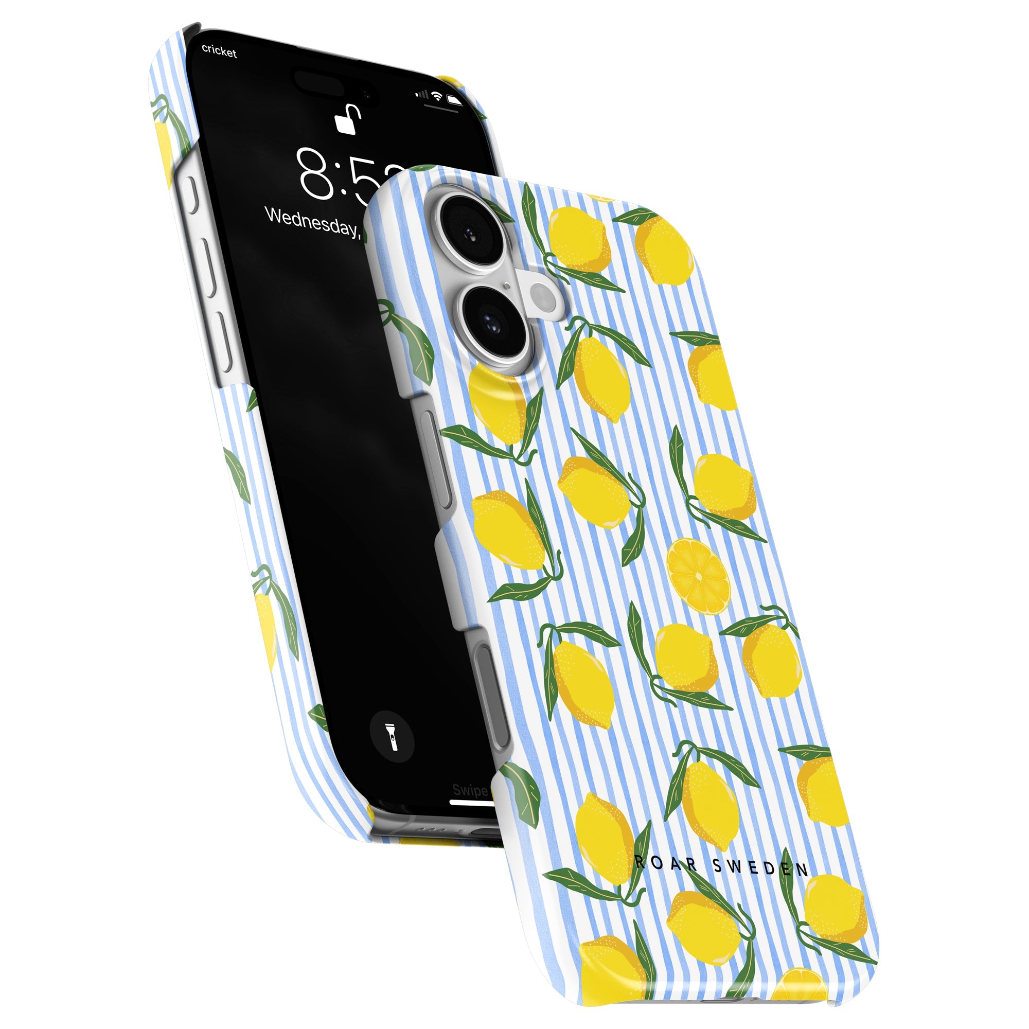 Lemon Stripes - Slim case - Roar Sweden