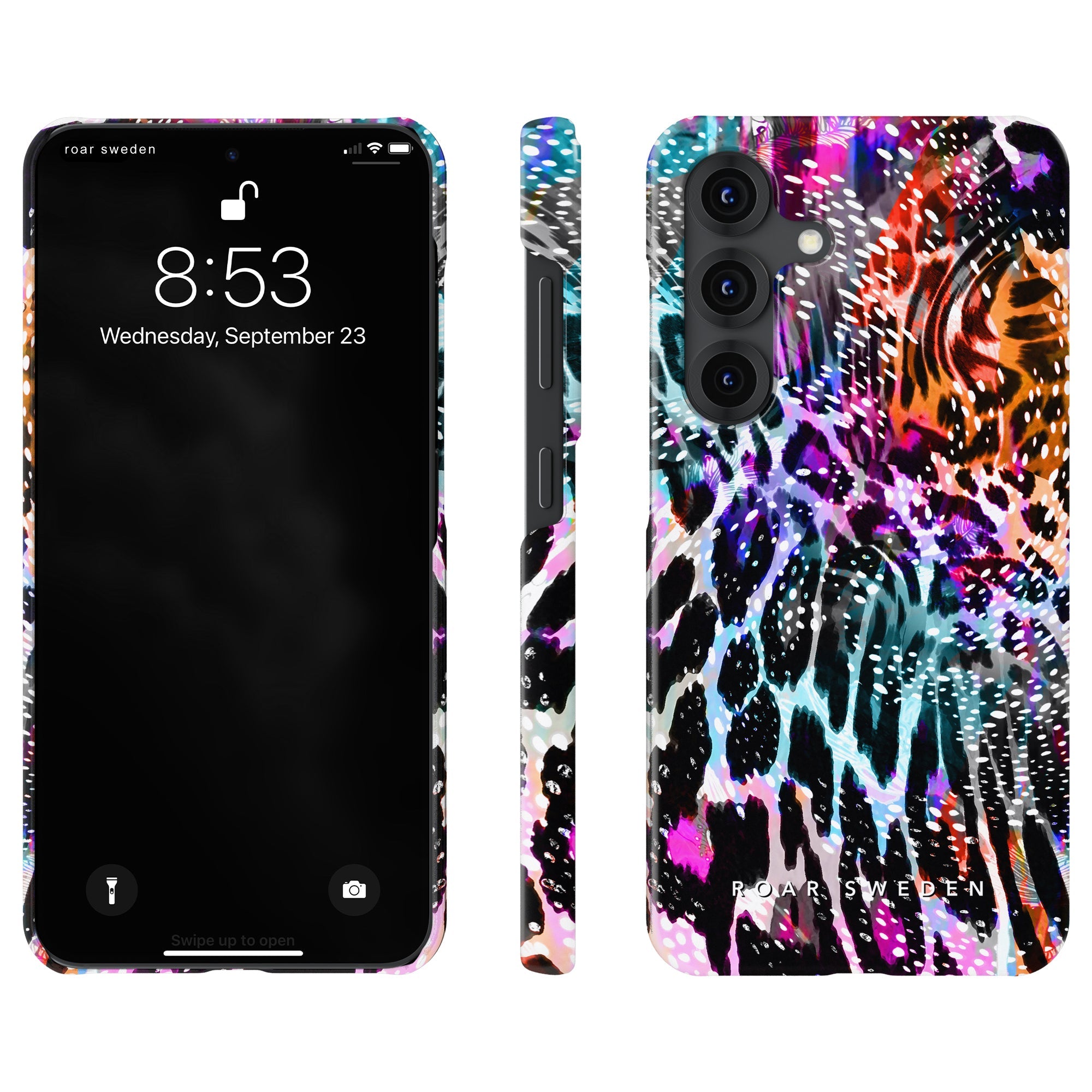 Slim mobilskal – Leopard Burst