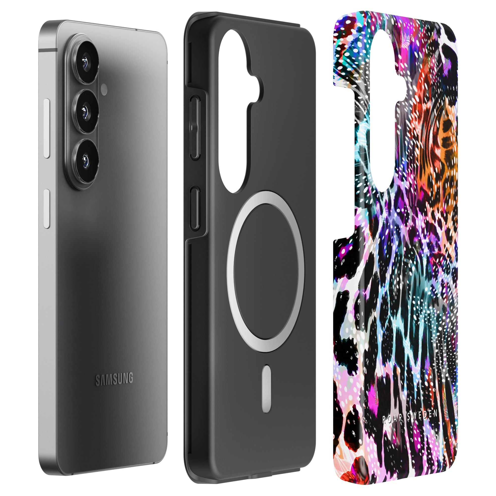 Leopard Burst - Magnetic Tough Phone Case