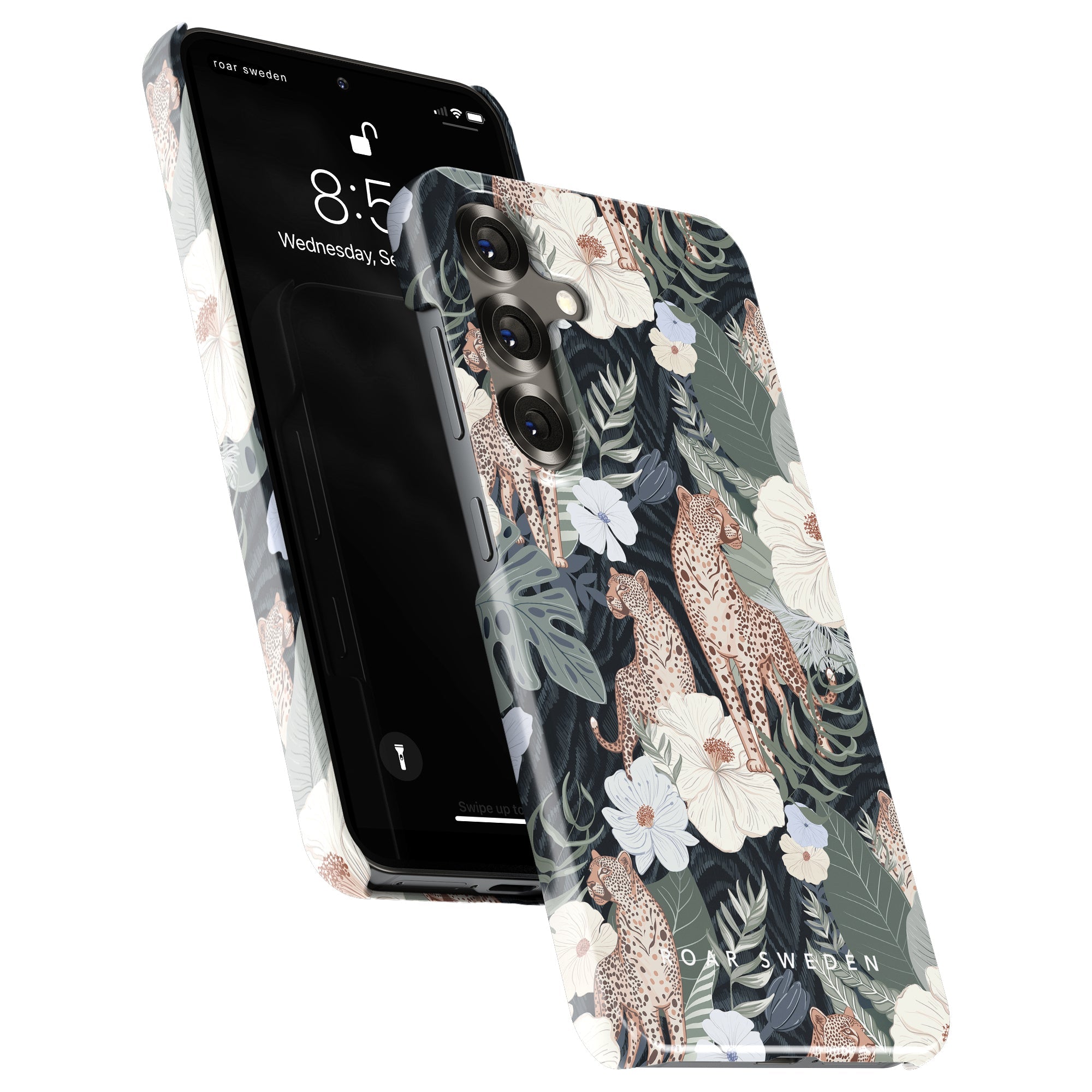Slim mobilskal – Leopardess