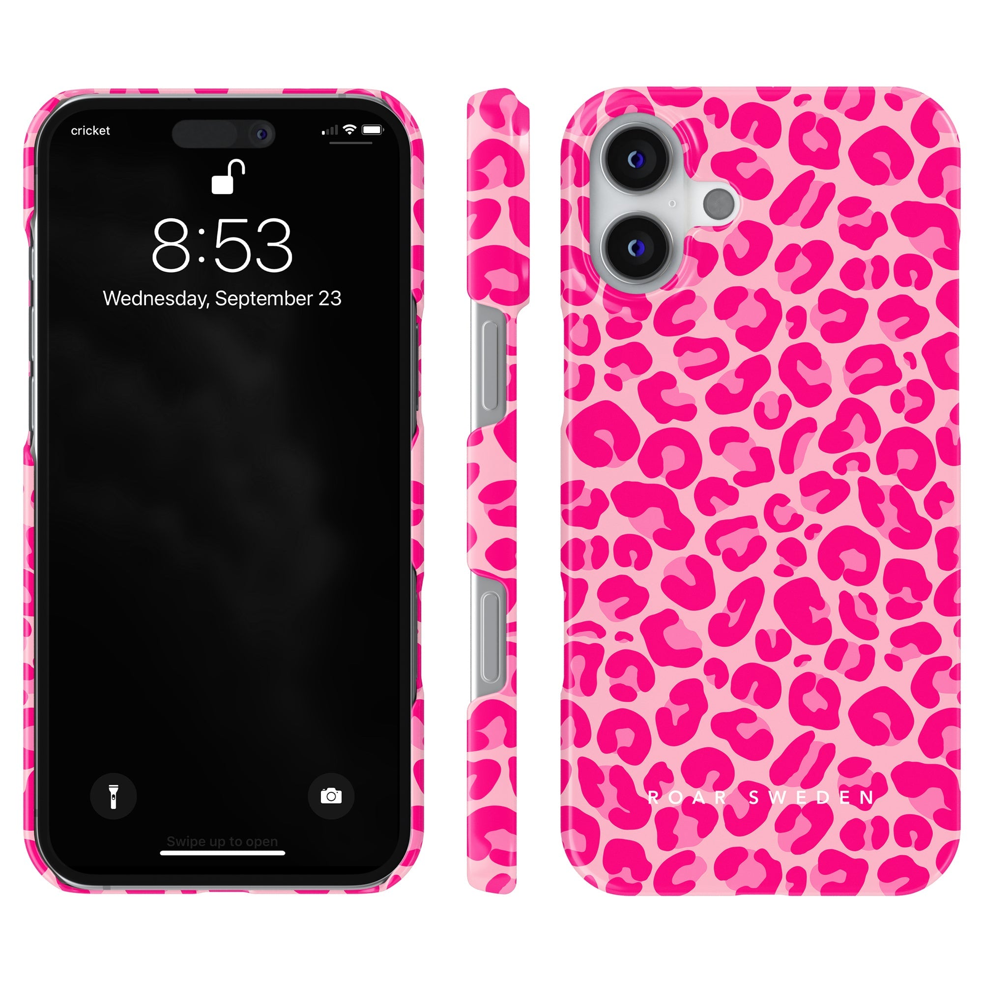 Slim mobilskal – Lipstick Leopard