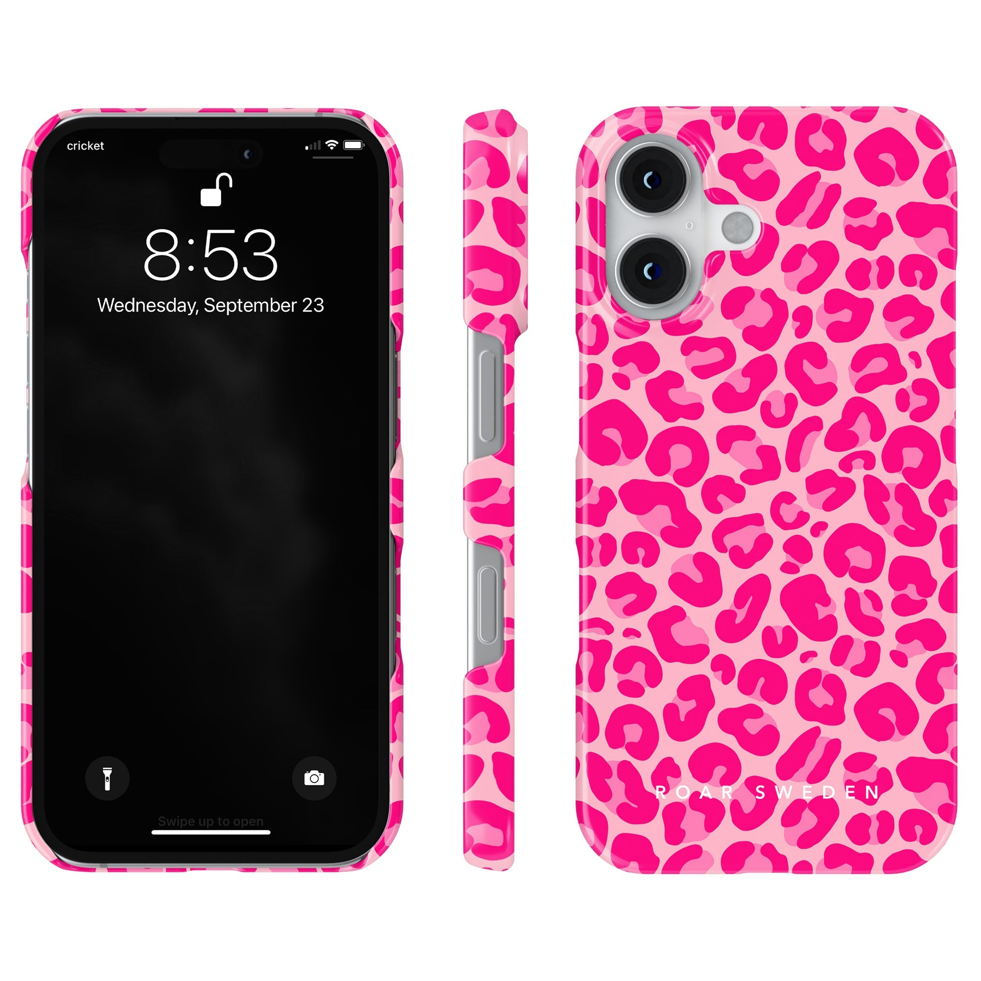 Slim mobilskal – Lipstick Leopard