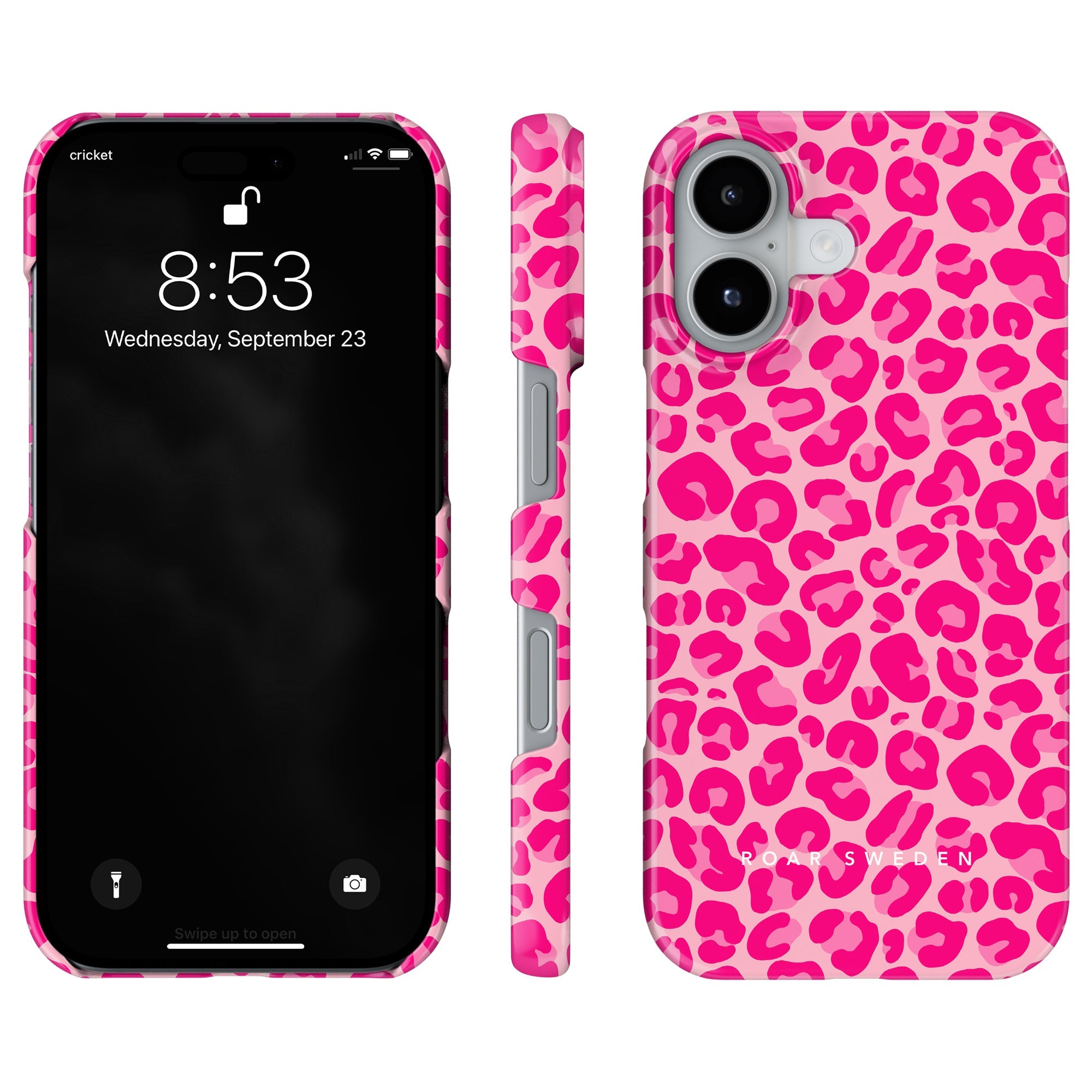 Slim mobilskal – Lipstick Leopard