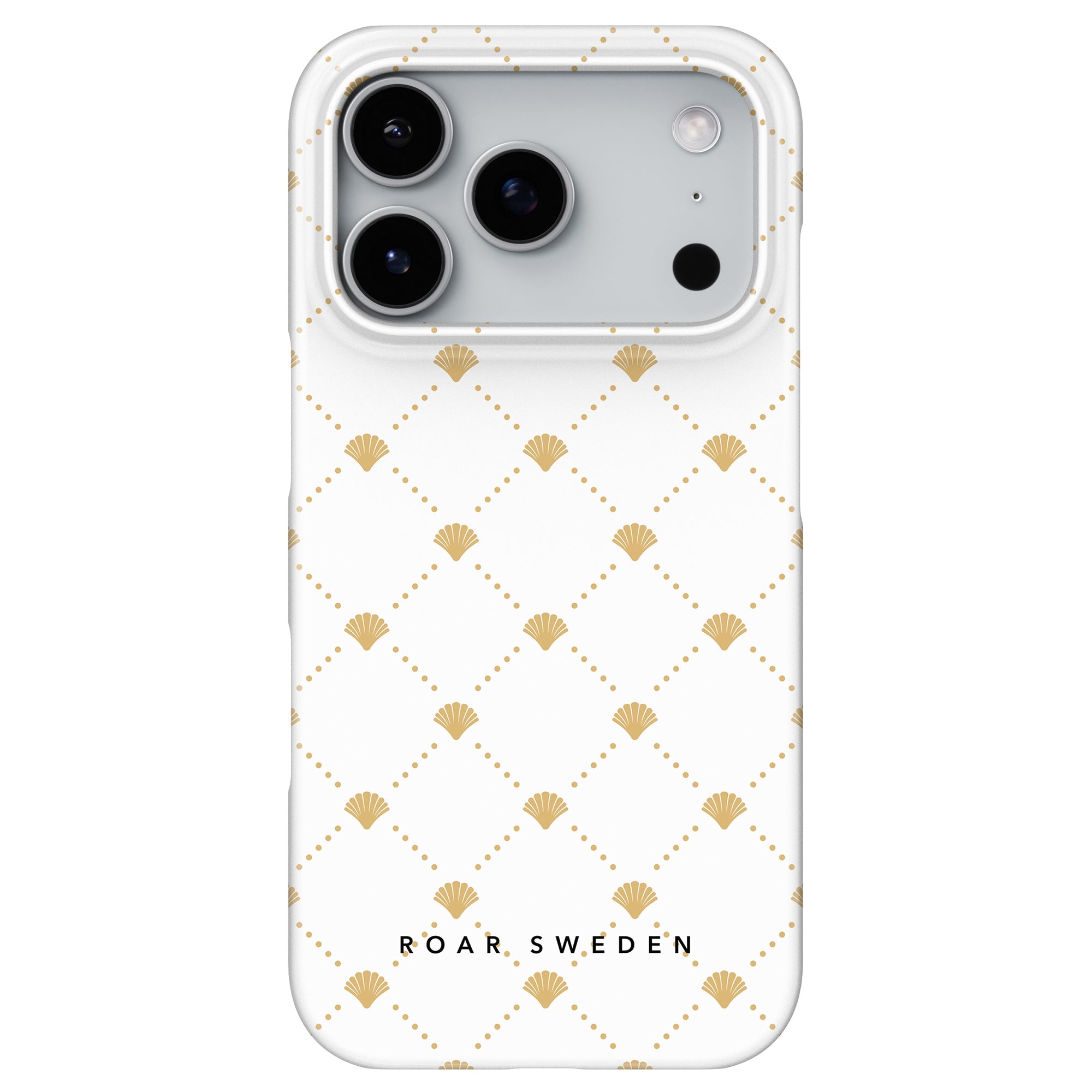 Luxe Shells White - Slim case - Roar Sweden