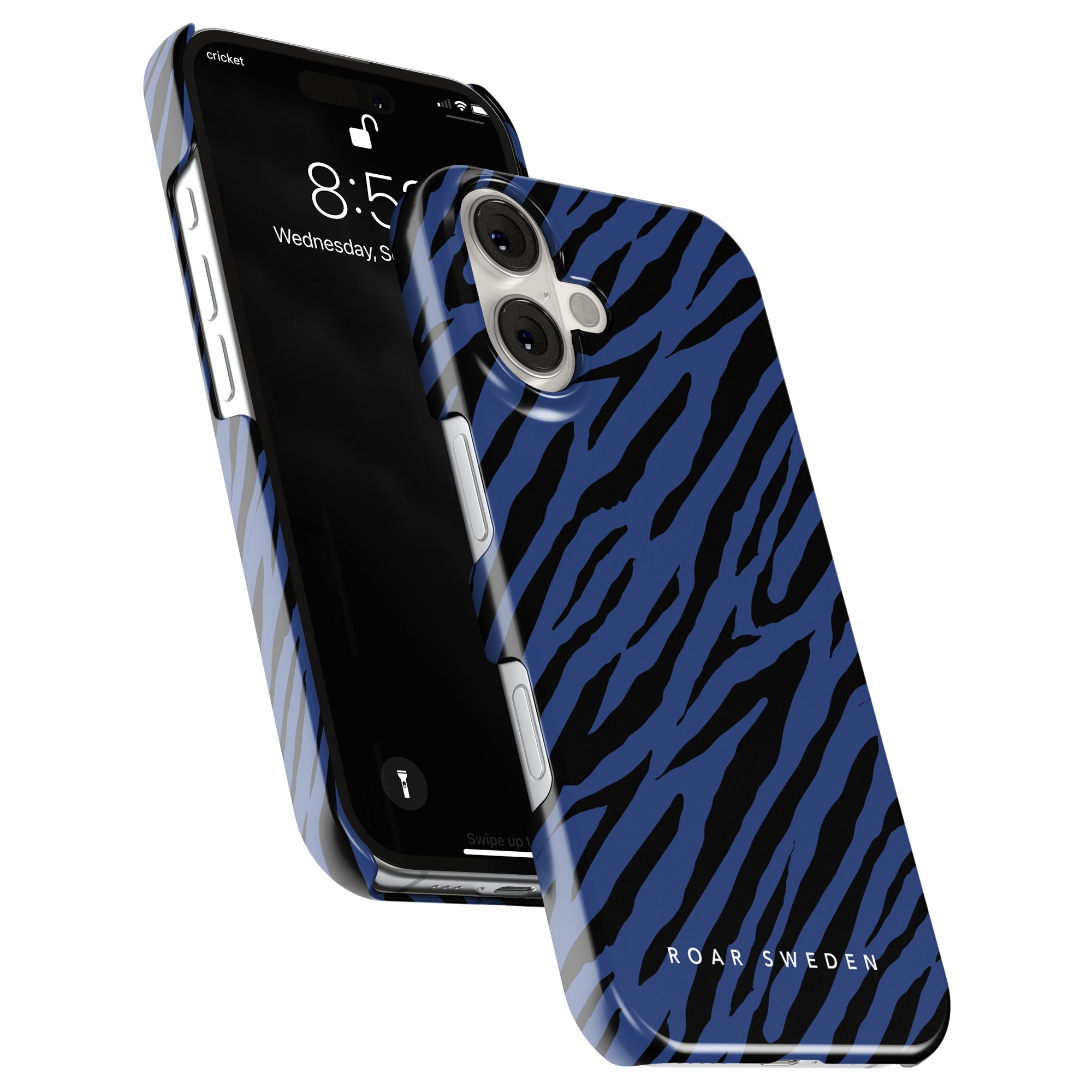Slim mobilskal – Mazarine Stripes