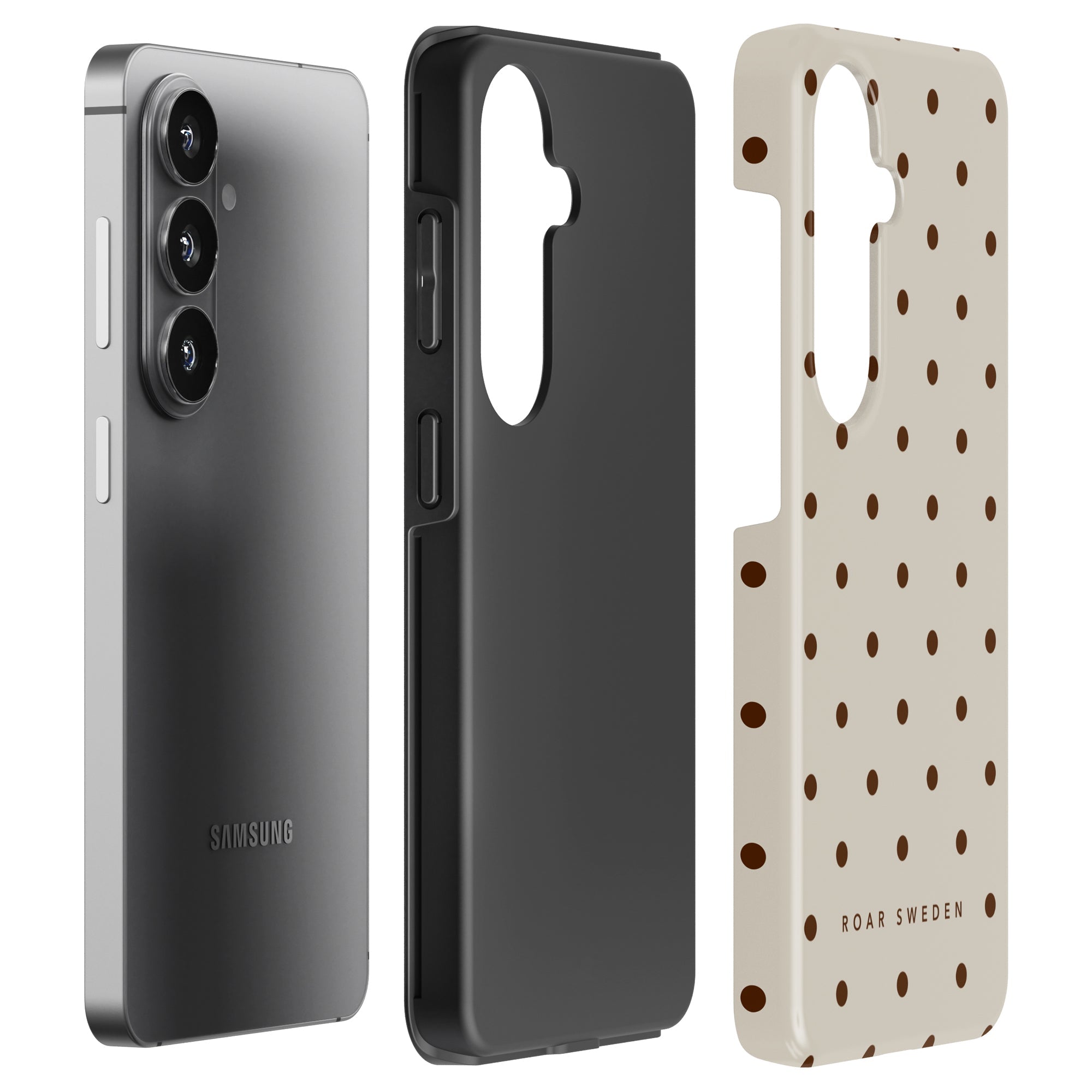 Tough mobilskal – Mocha Dots