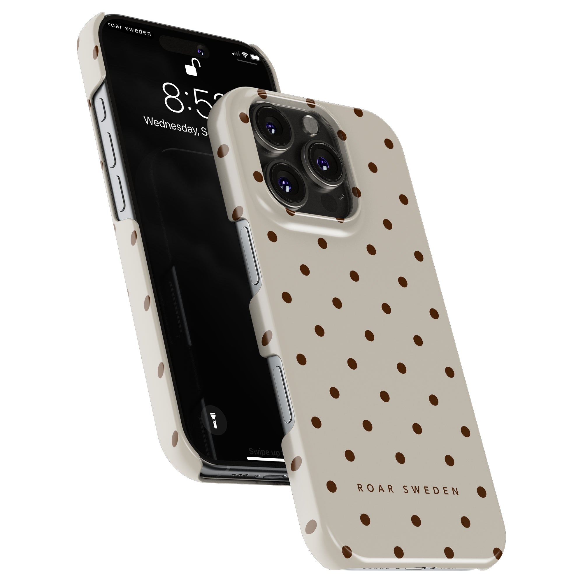 Mocha Dots - Slim case - Roar Sweden