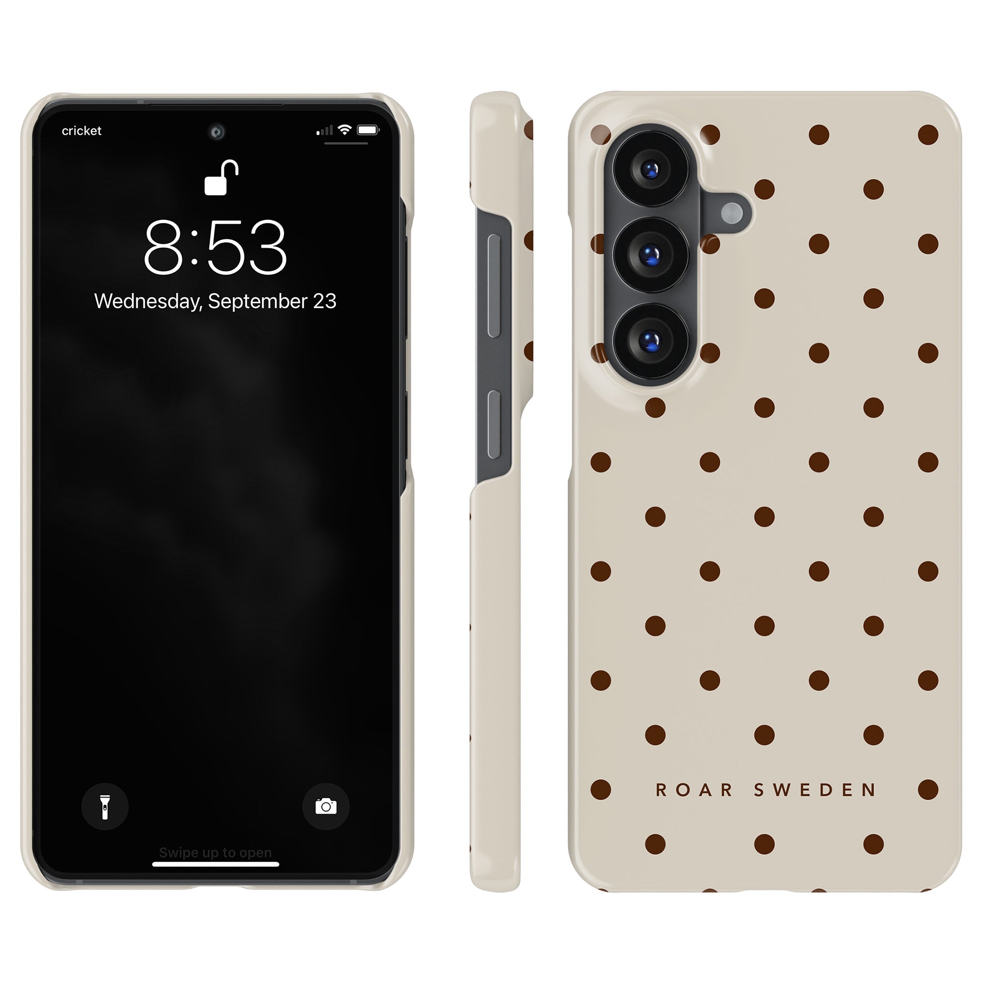 Mocha Dots - Slim case - Roar Sweden