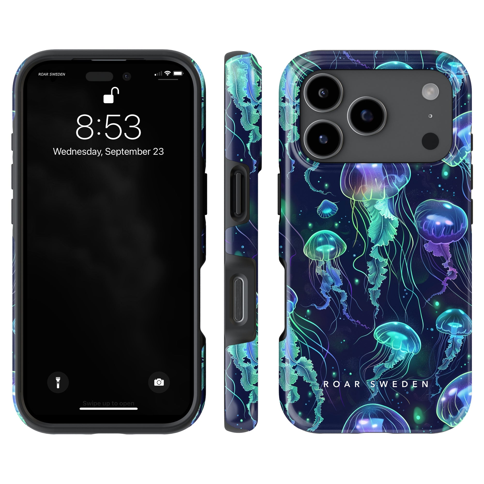 MagSafe mobilskal - Neon Jellyfish