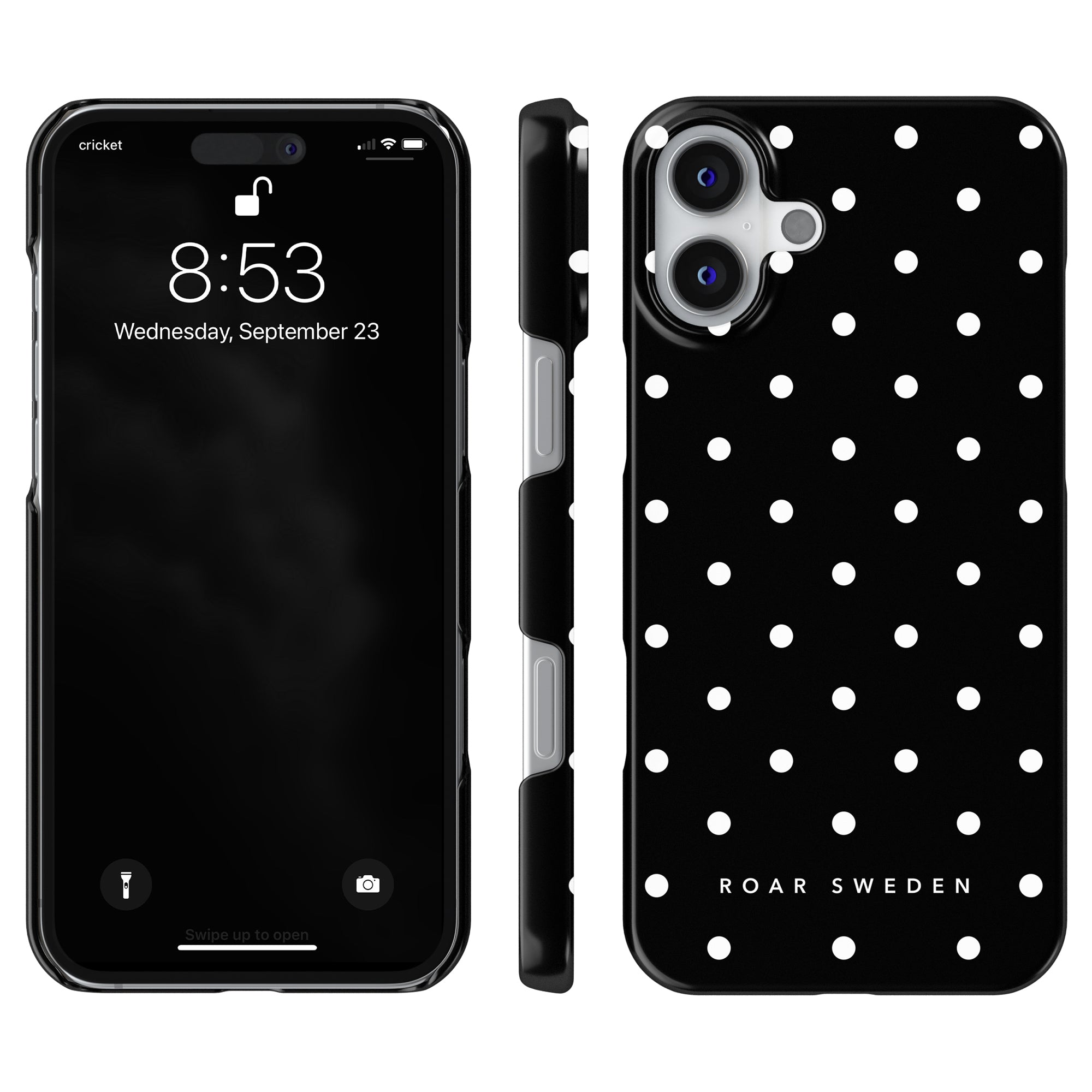 Slim mobilskal – Orca Dots