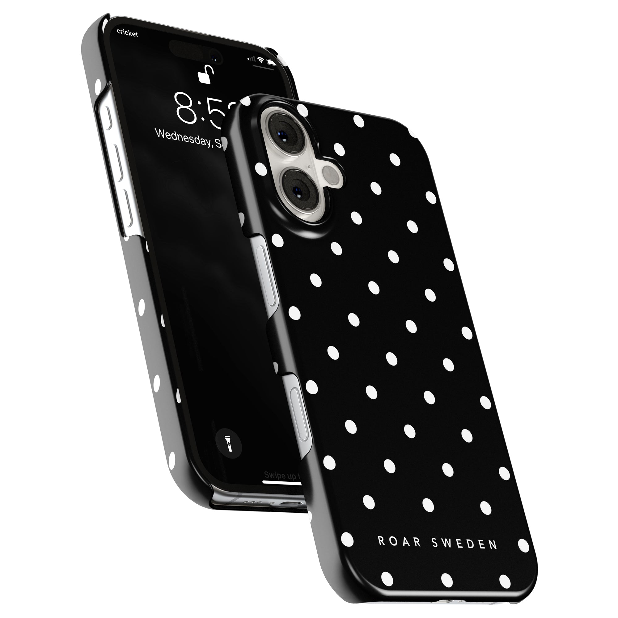 Slim mobilskal – Orca Dots
