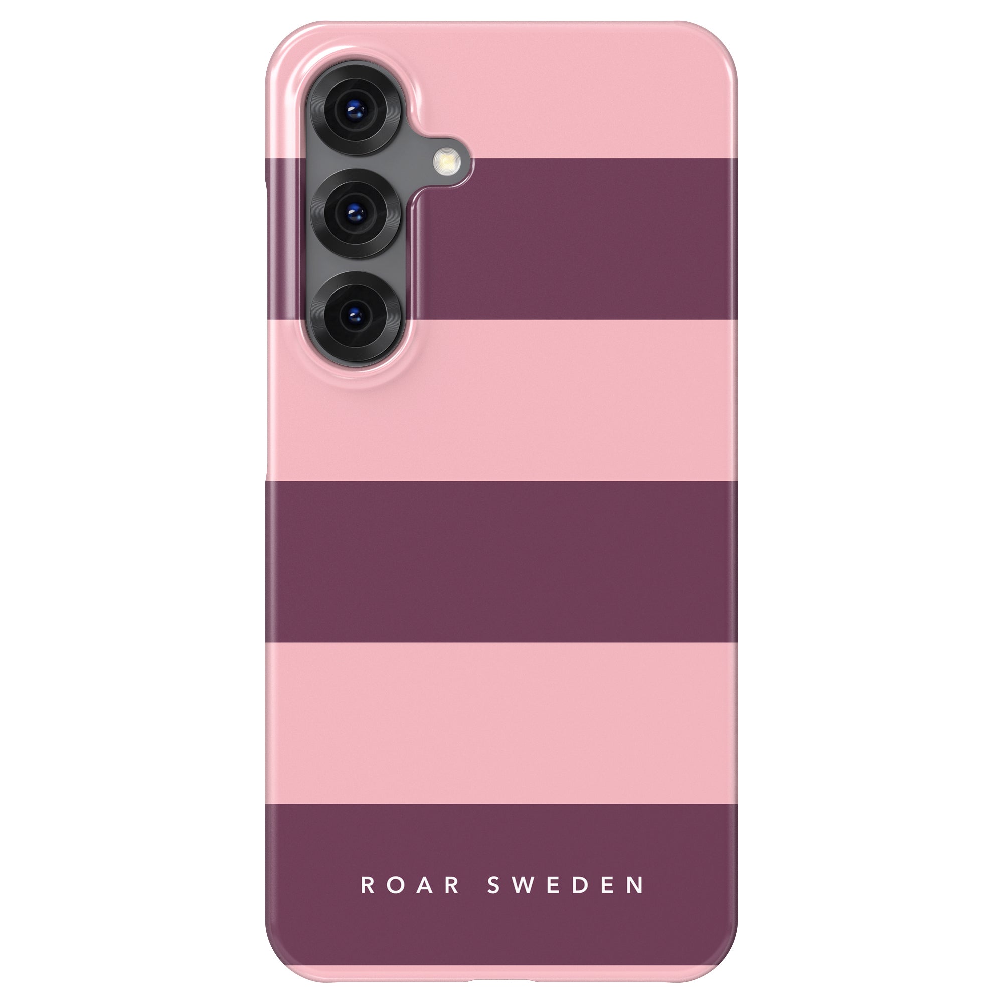 Slim mobilskal – Orchid Stripes