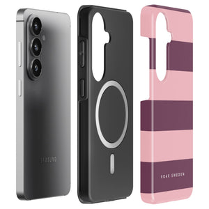 Orchid Stripes - Magnetic Tough Phone Case