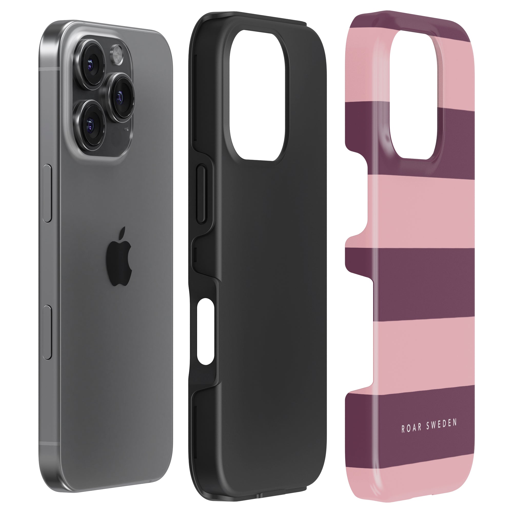 Orchid Stripes - Tough Case - Roar Sweden