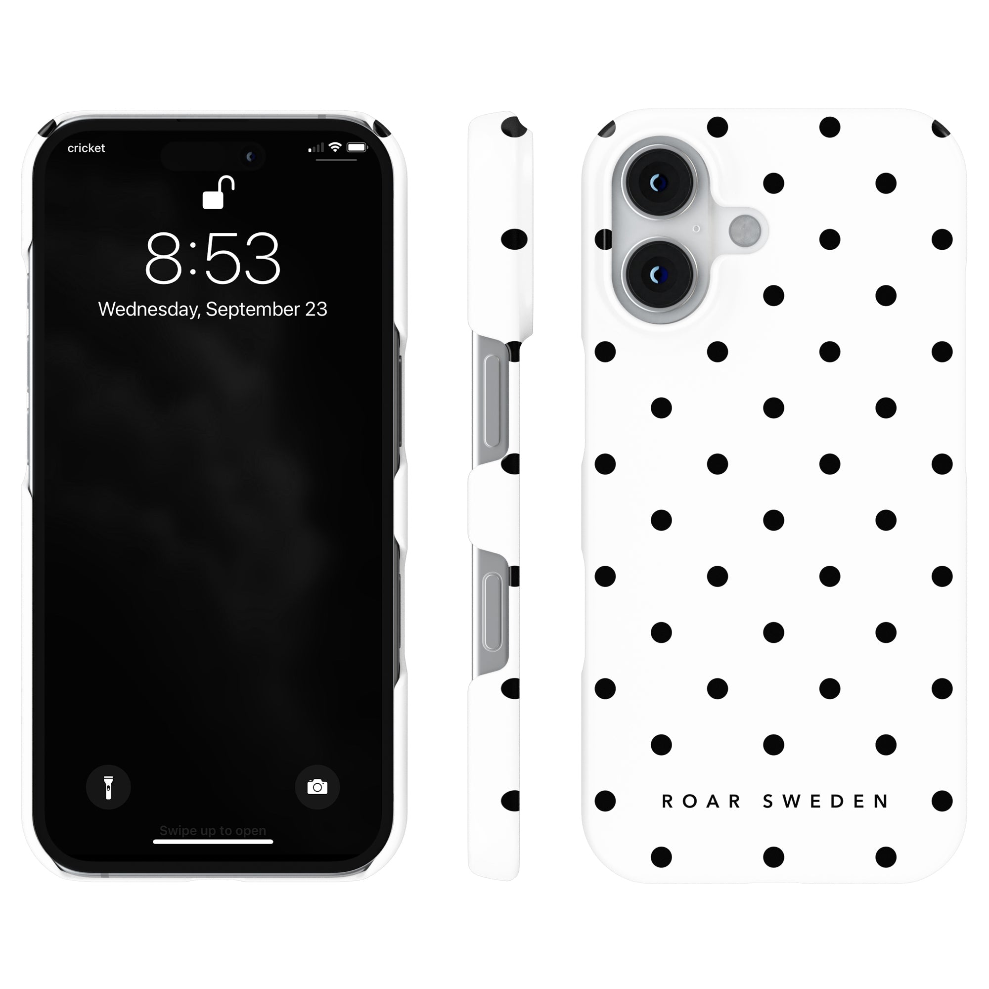 Slim mobilskal – Panda Dots