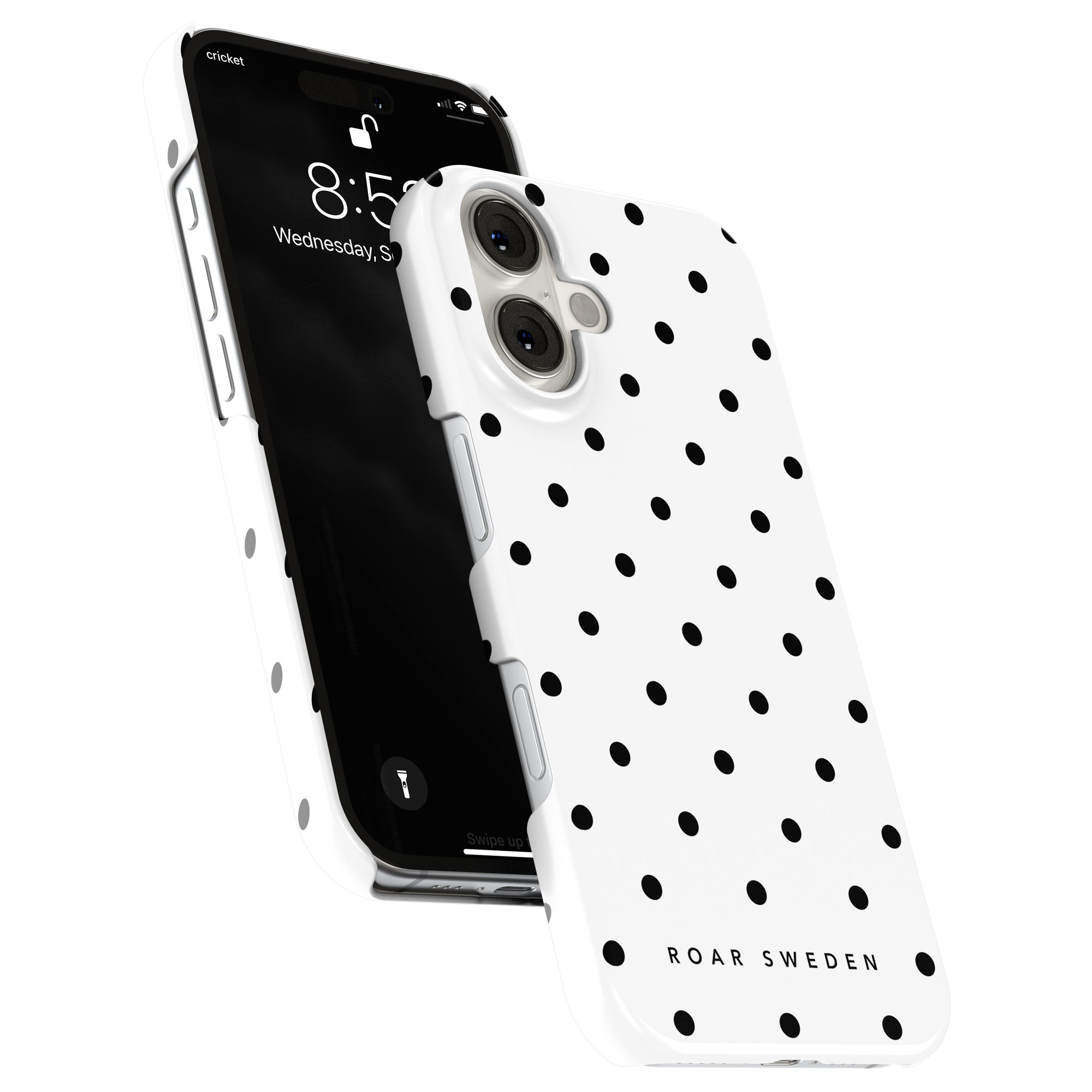 Slim mobilskal – Panda Dots