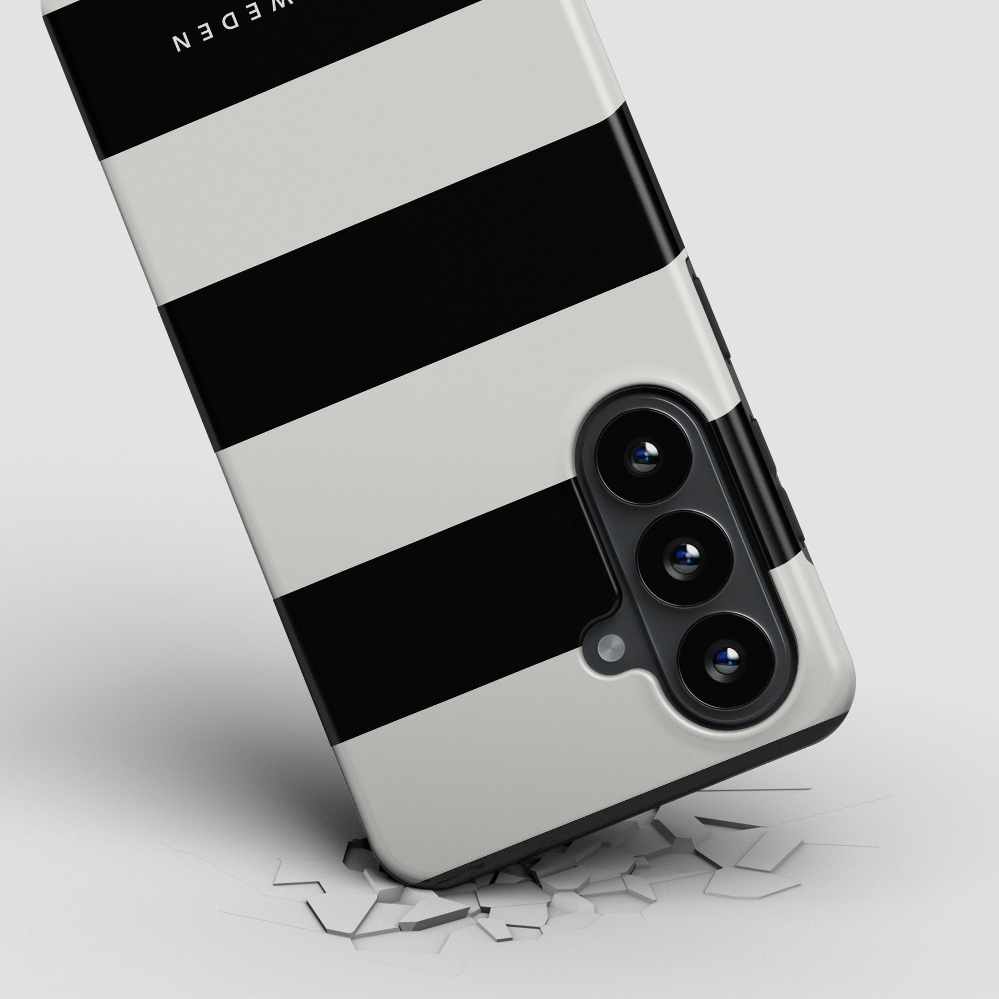 Penguin Stripes - Magnetic Tough Phone Case - Roar Sweden