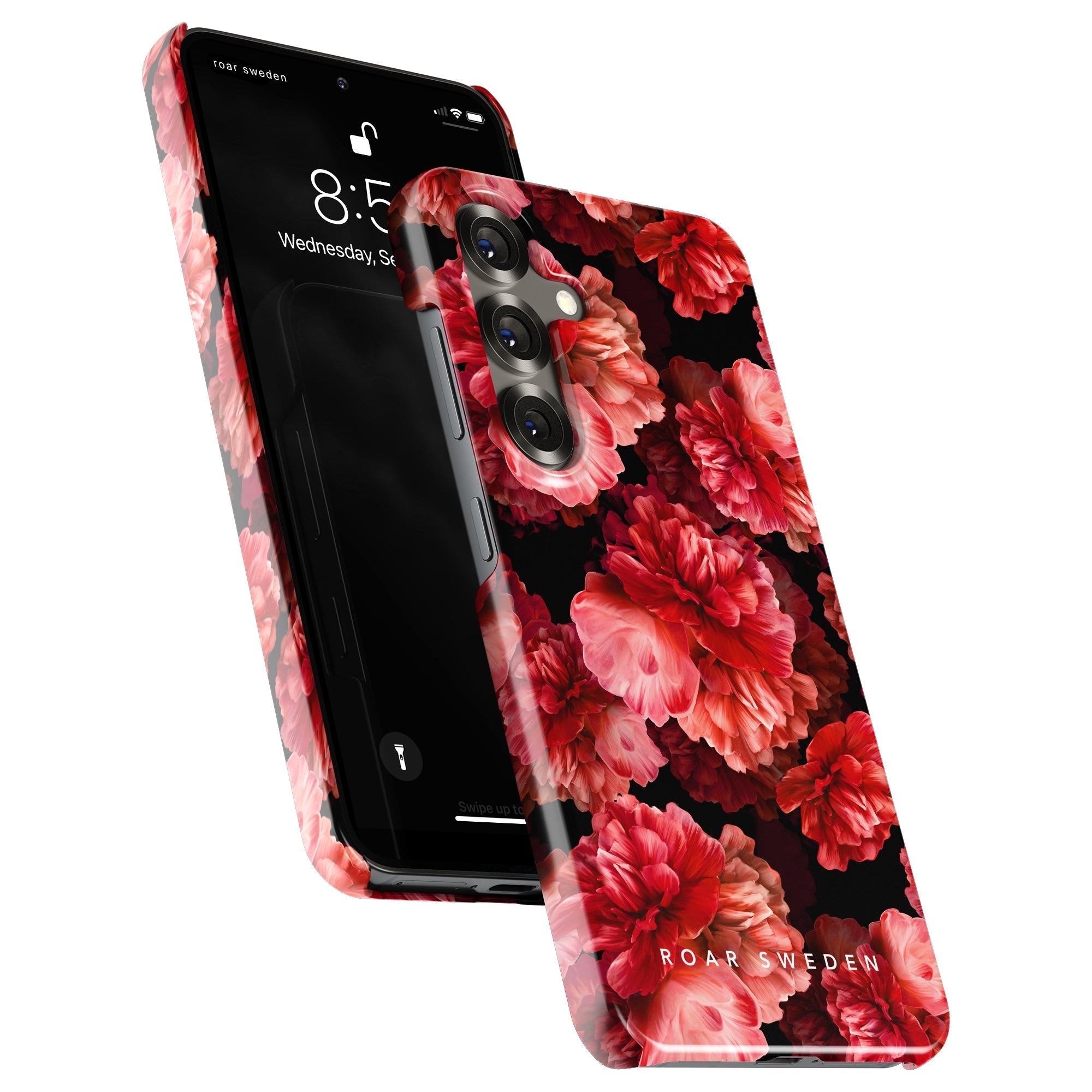 Slim mobilskal – Peonies