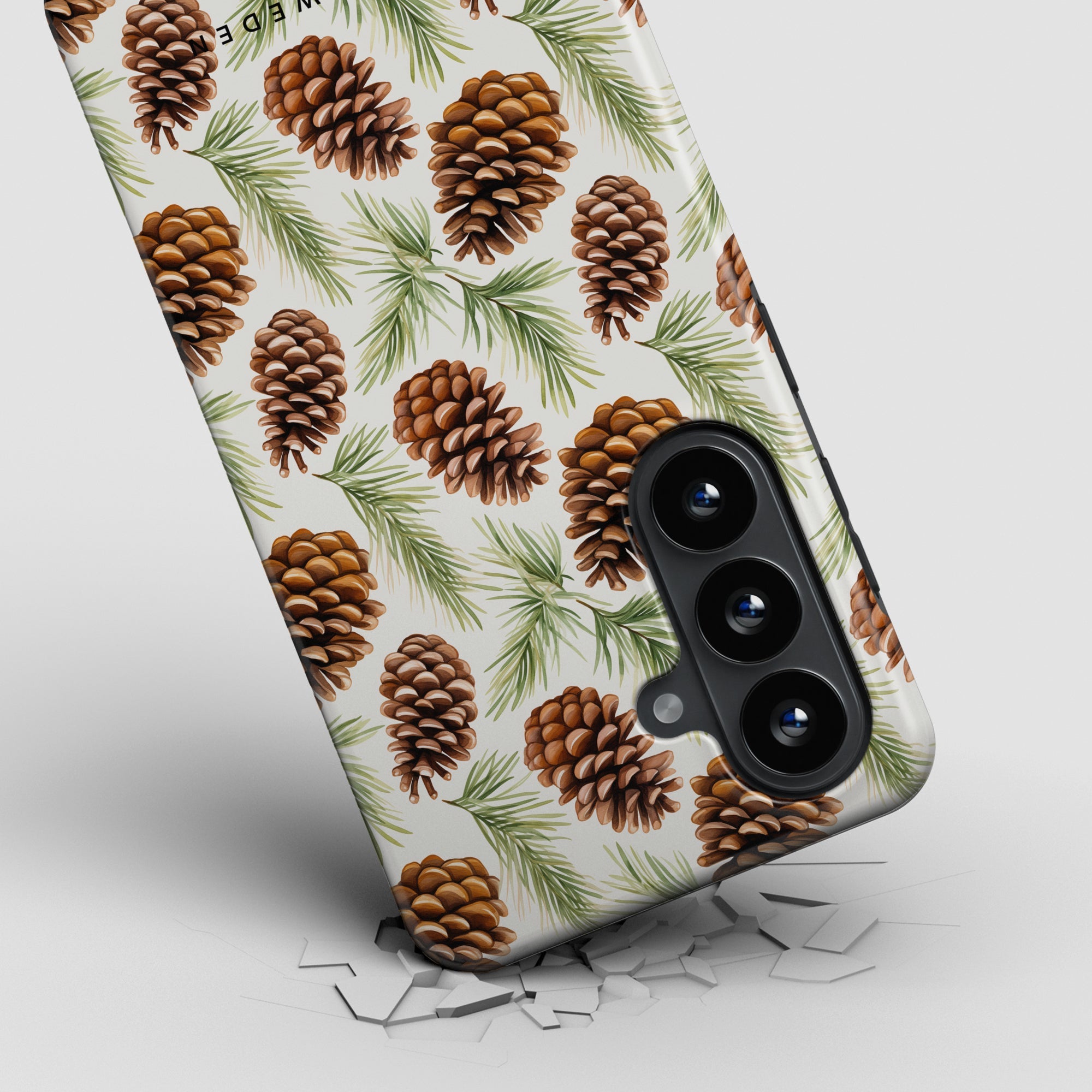 Pinecones - Magnetic Tough Phone Case - Roar Sweden