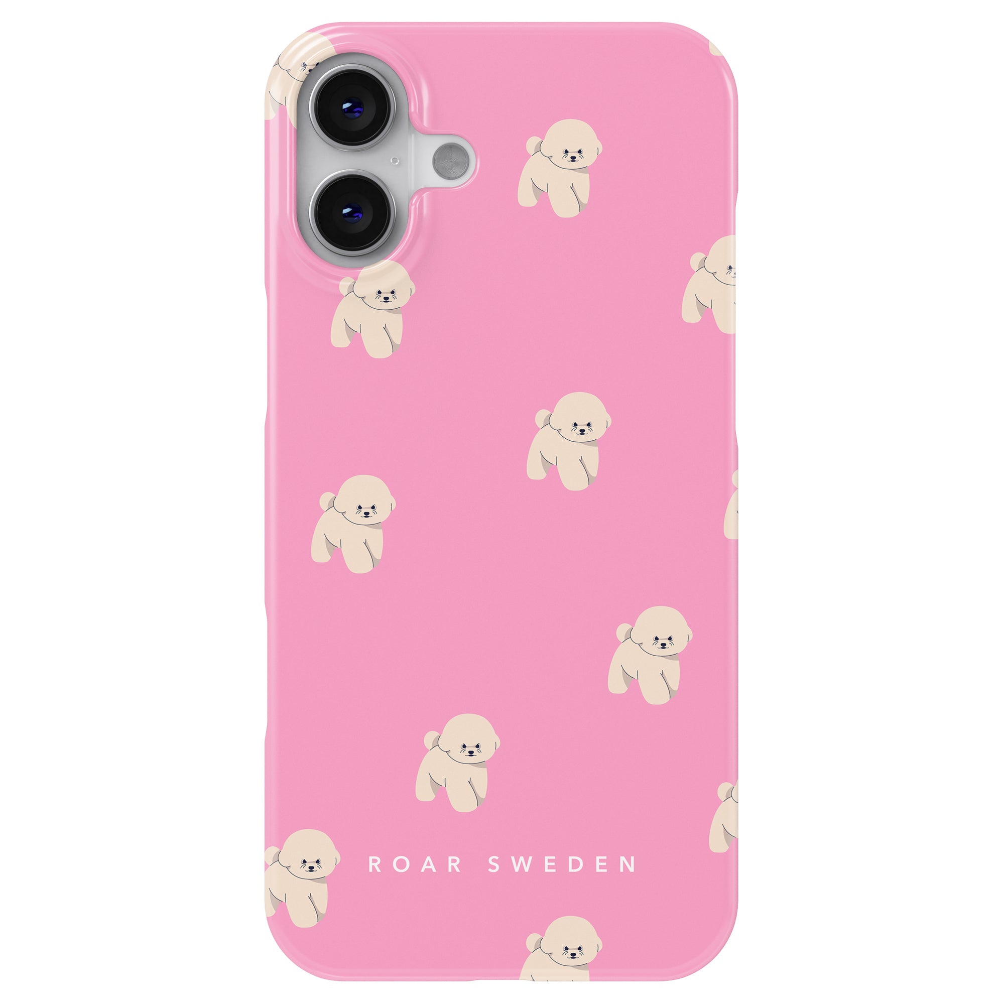 Slim mobilskal – Pink Bichon