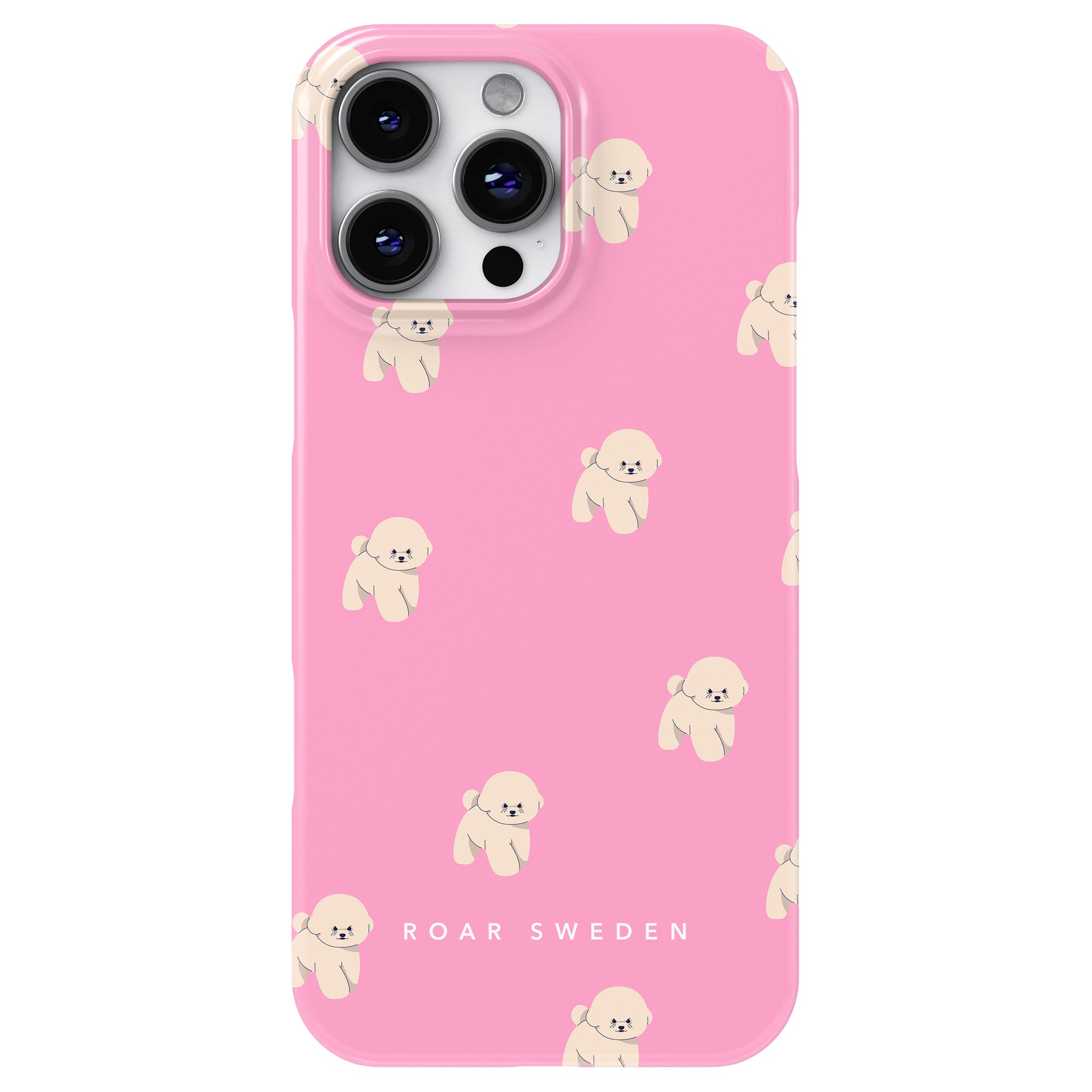 Slim mobilskal – Pink Bichon