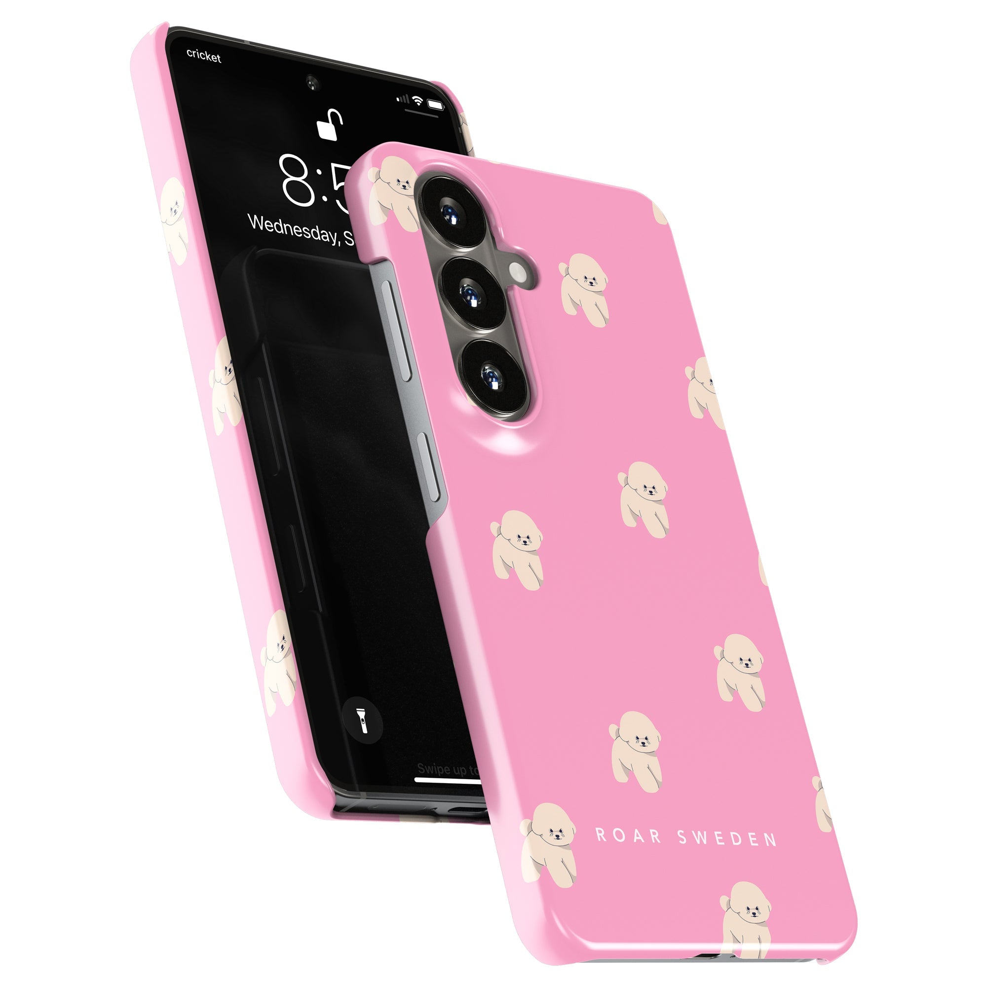 Pink Bichon - Slim case - Roar Sweden