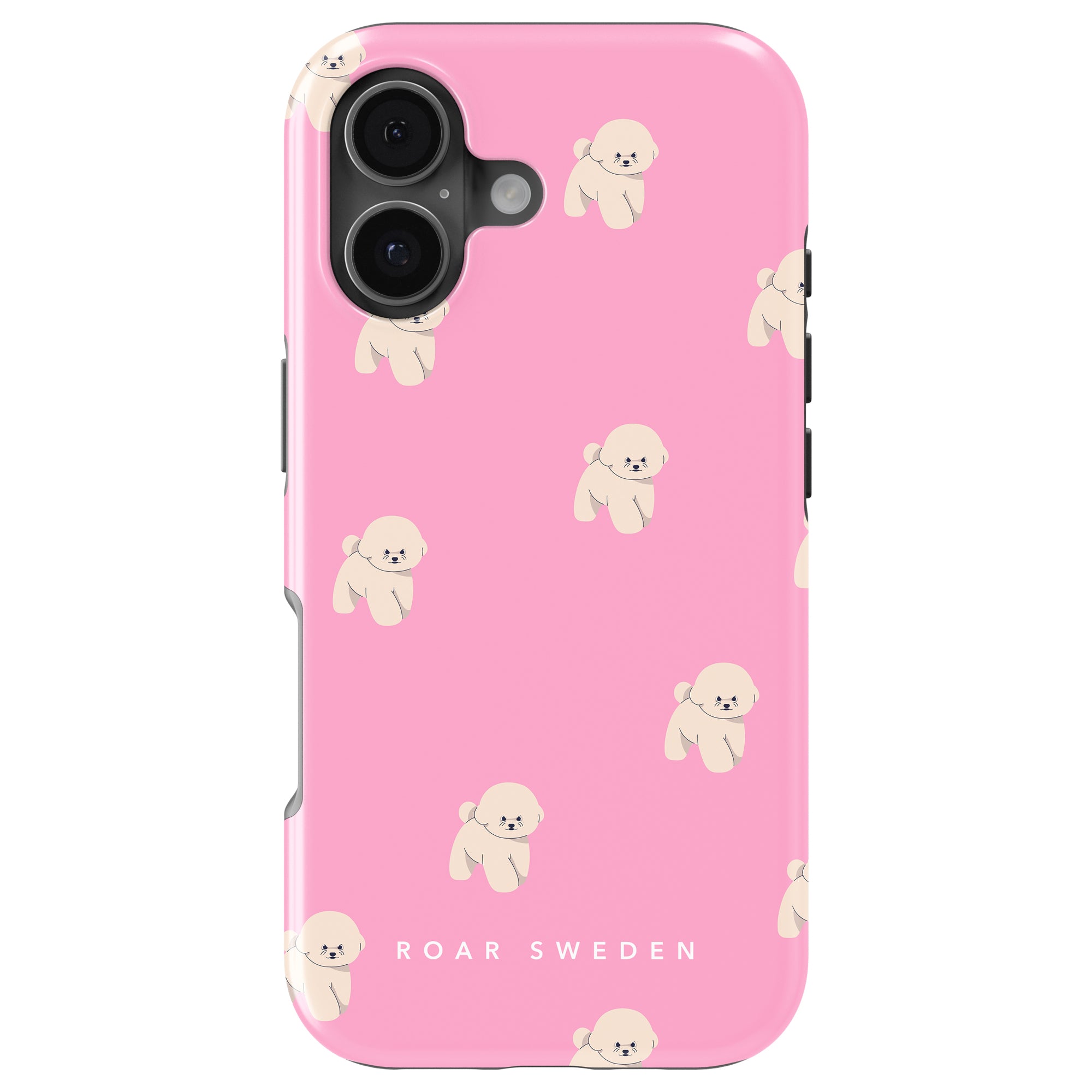 Tough mobilskal – Pink Bichon