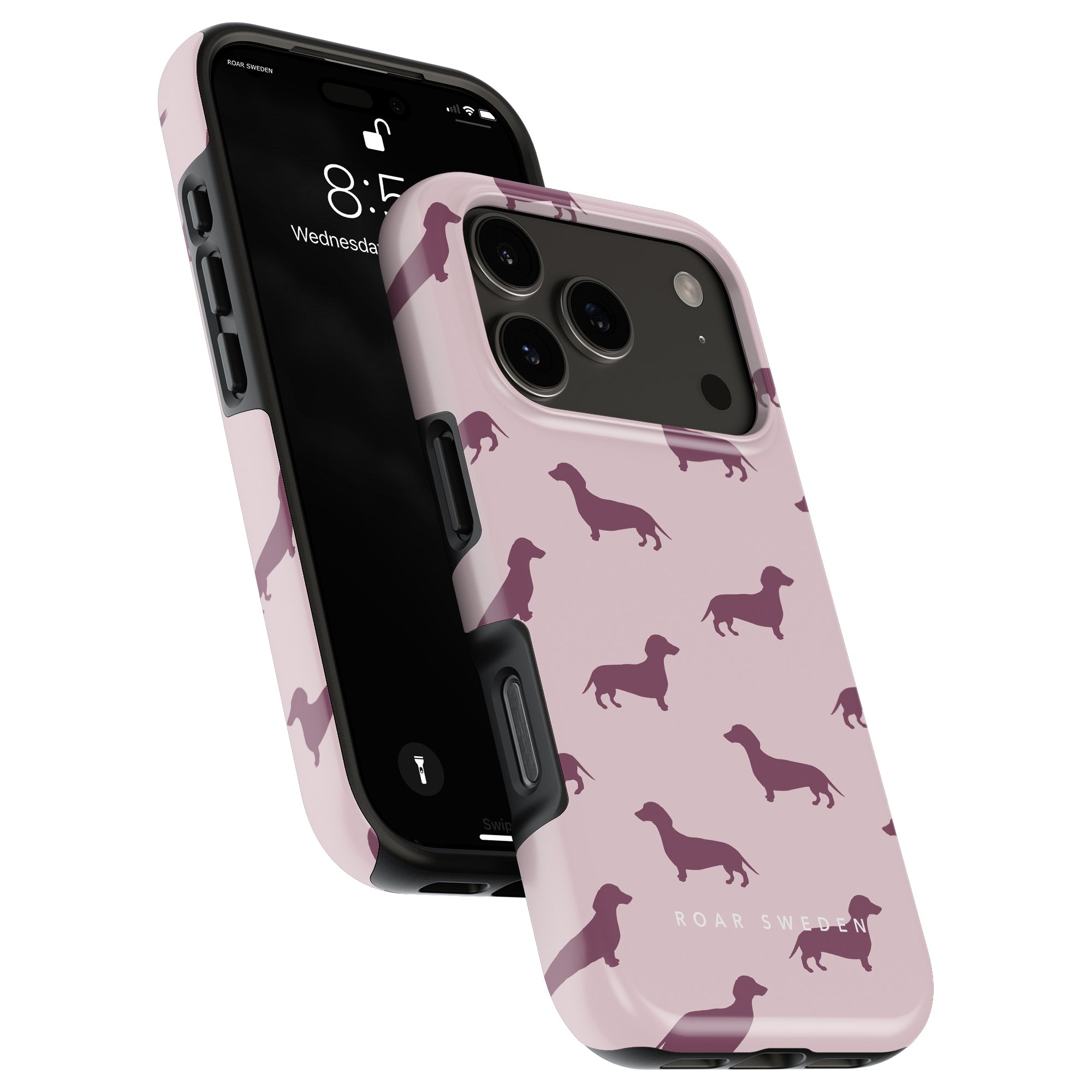 Dachshund MagSafe mobilskal – Pink Dachshund