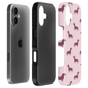 Pink Dachshund - Tough Case