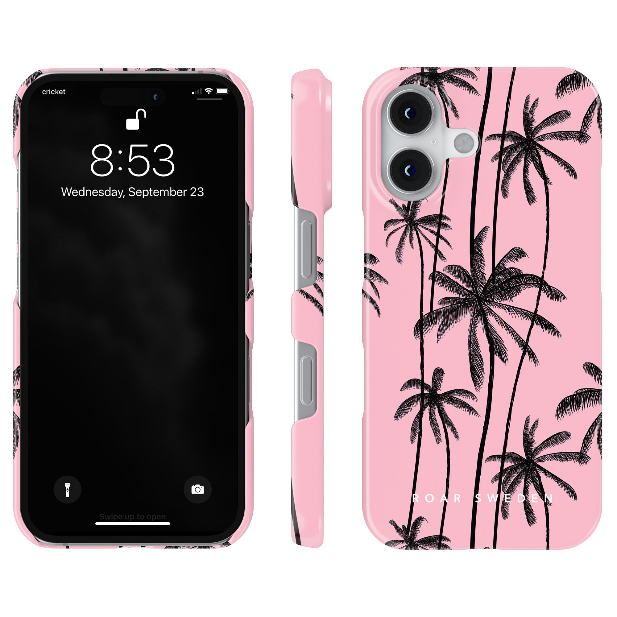 Slim mobilskal – Pink Palms