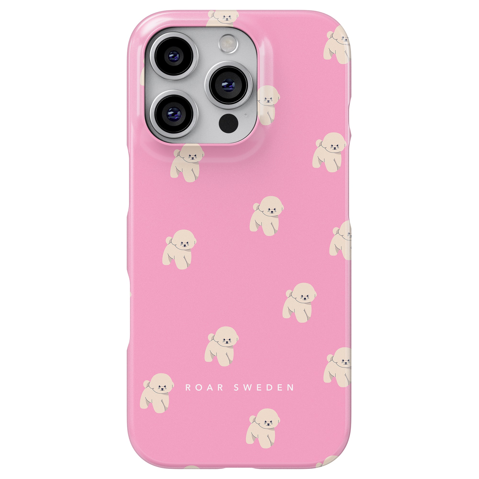 Pink Bichon - Slim case - Roar Sweden