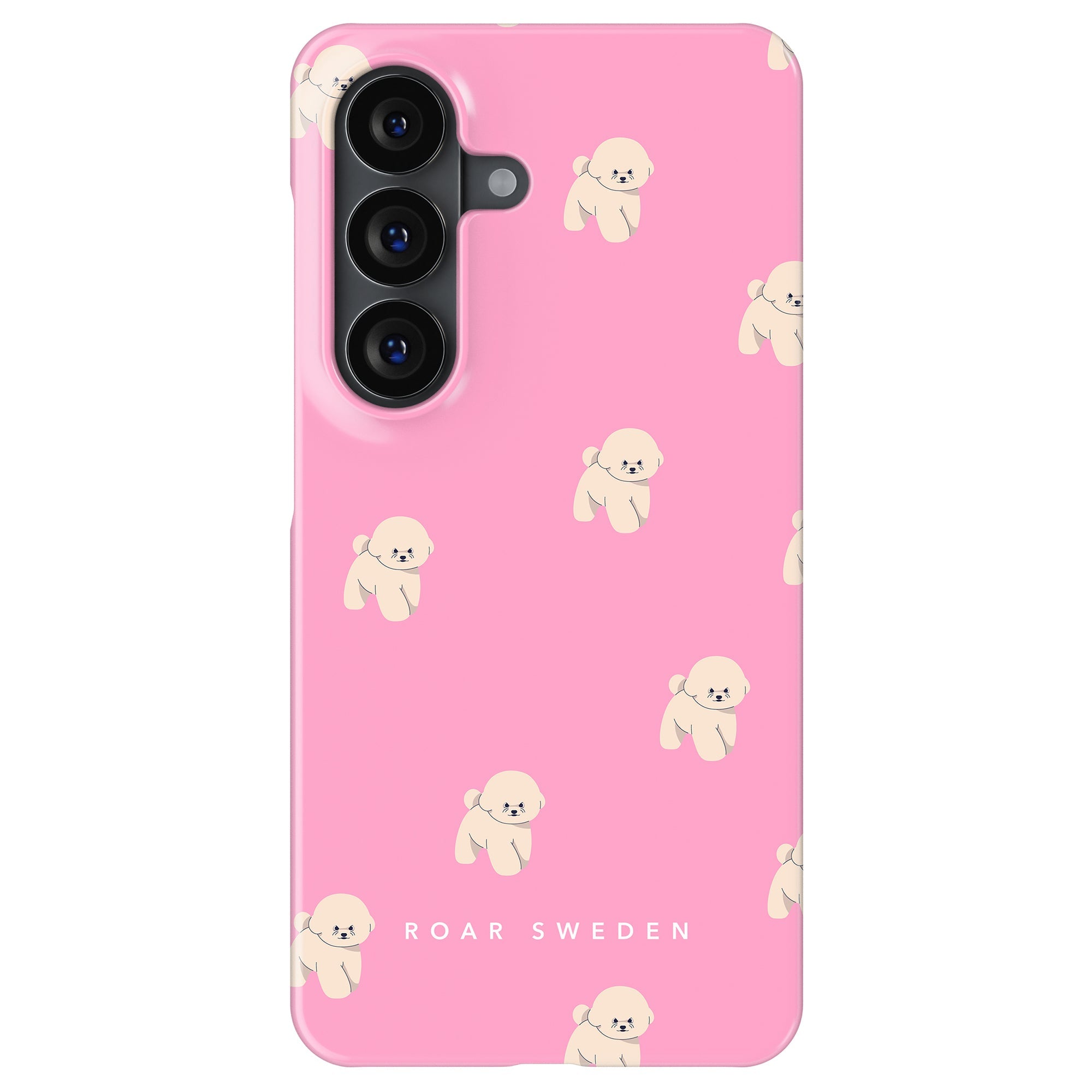 Pink Bichon - Slim case - Roar Sweden