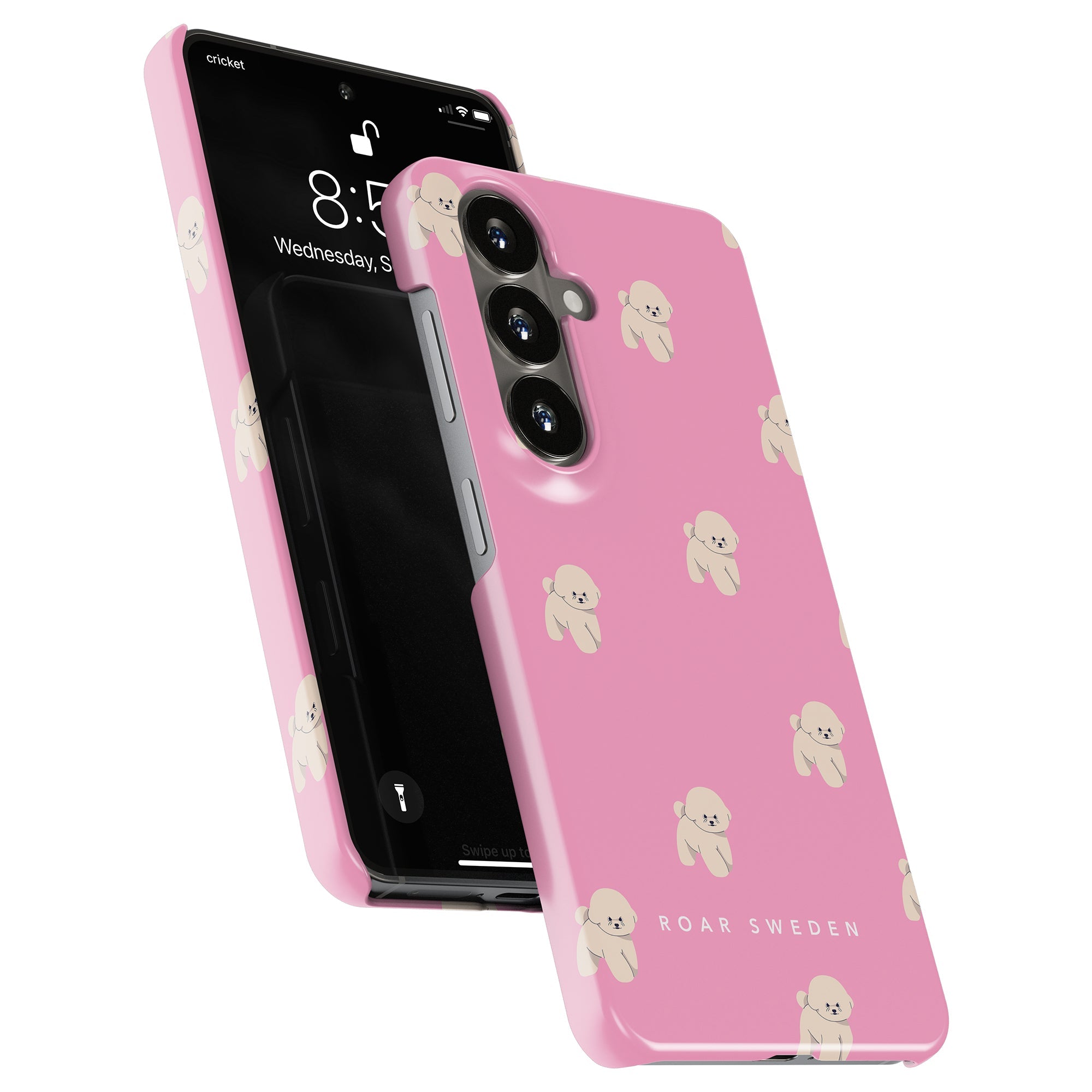 Pink Bichon - Slim case - Roar Sweden