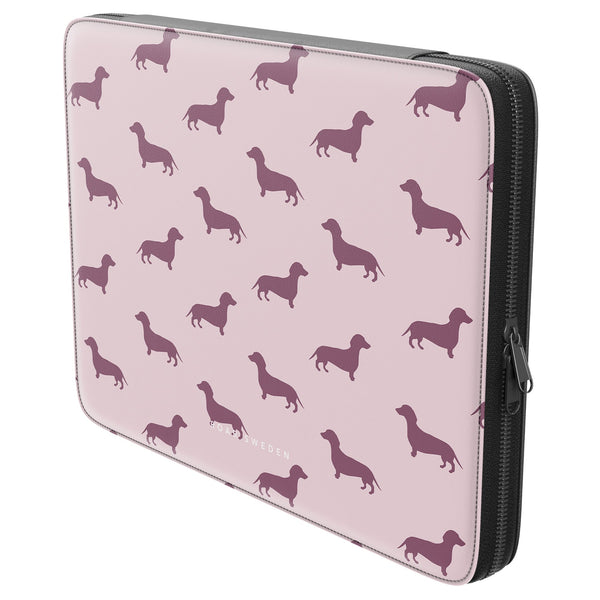Pink Dachshund - Laptop Sleeve